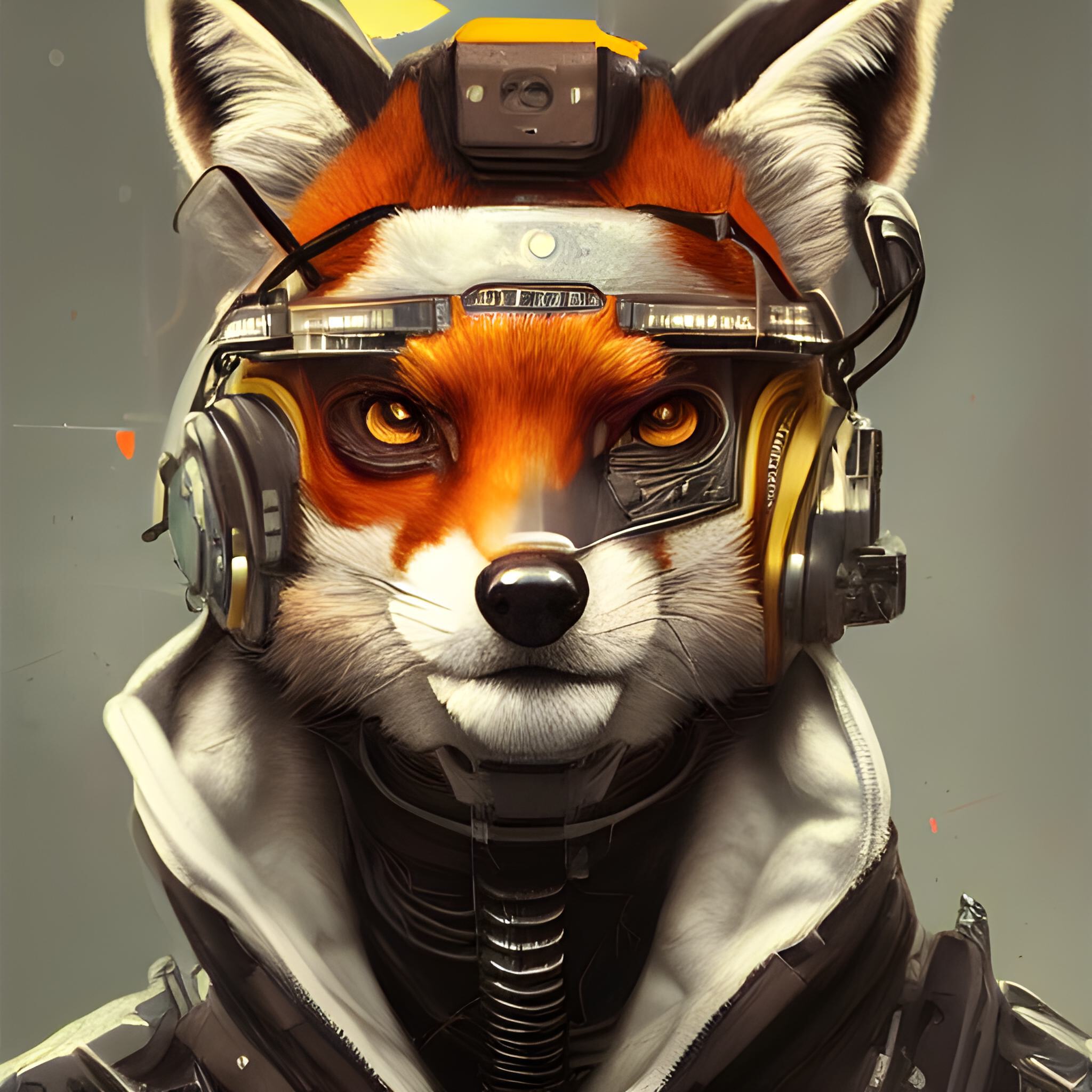 Foxes are never enough 3 - My, Нейронные сети, Stable diffusion, Steampunk, Midjourney, Longpost, Fox