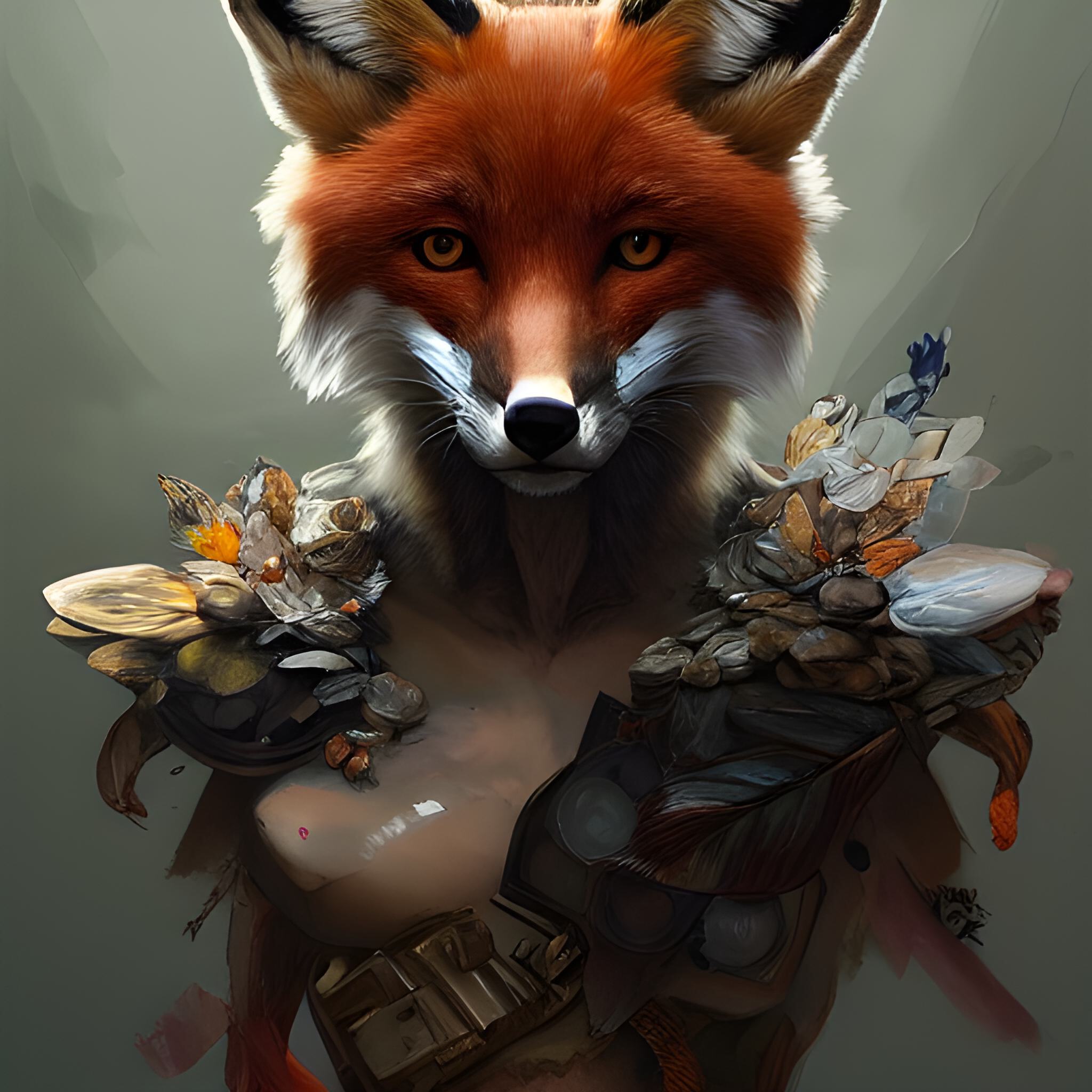 There are never too many foxes 4 - My, Нейронные сети, Stable diffusion, Midjourney, Steampunk, Longpost