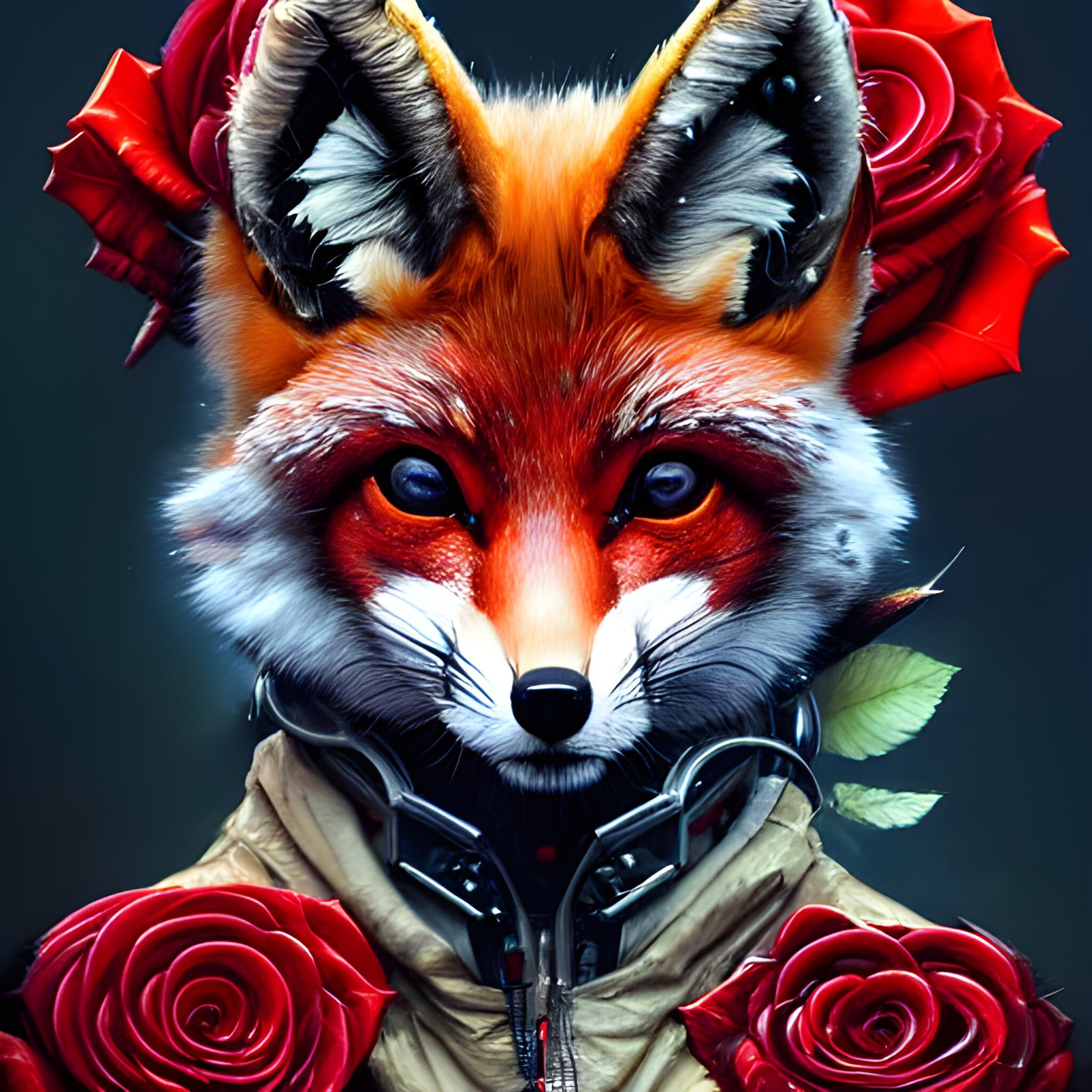 There are never too many foxes 4 - My, Нейронные сети, Stable diffusion, Midjourney, Steampunk, Longpost