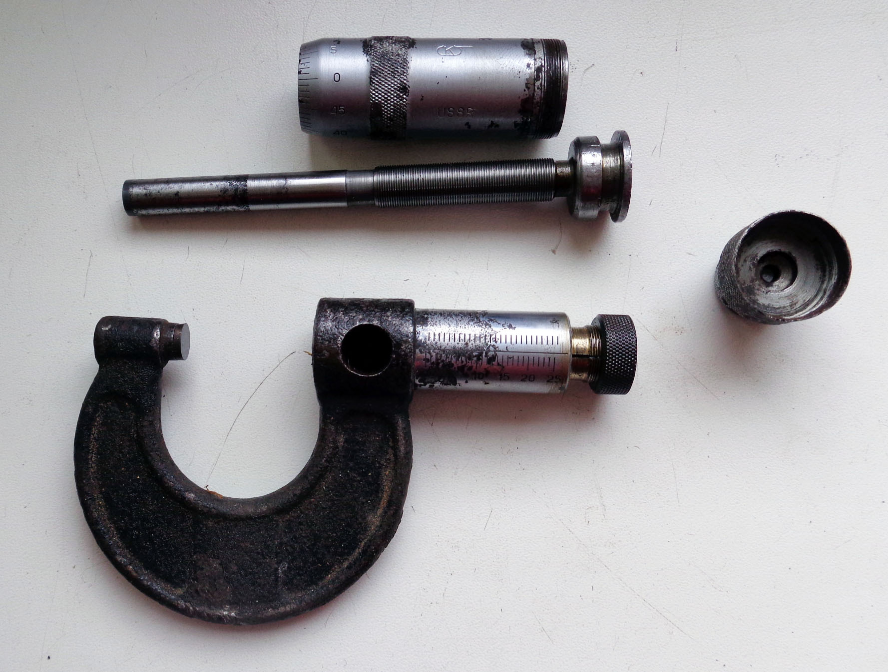 Continuation of the post “Micrometer from a flea market. Recovery - My, With your own hands, Crafts, Micrometer, Repair of equipment, Needlework with process, Longpost, Tools, Reply to post