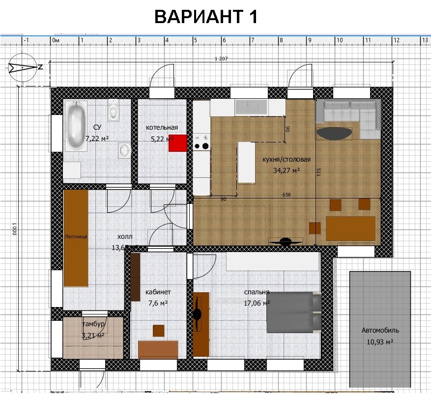 Layout of a two-story house - Construction, Repair, Building, Layout