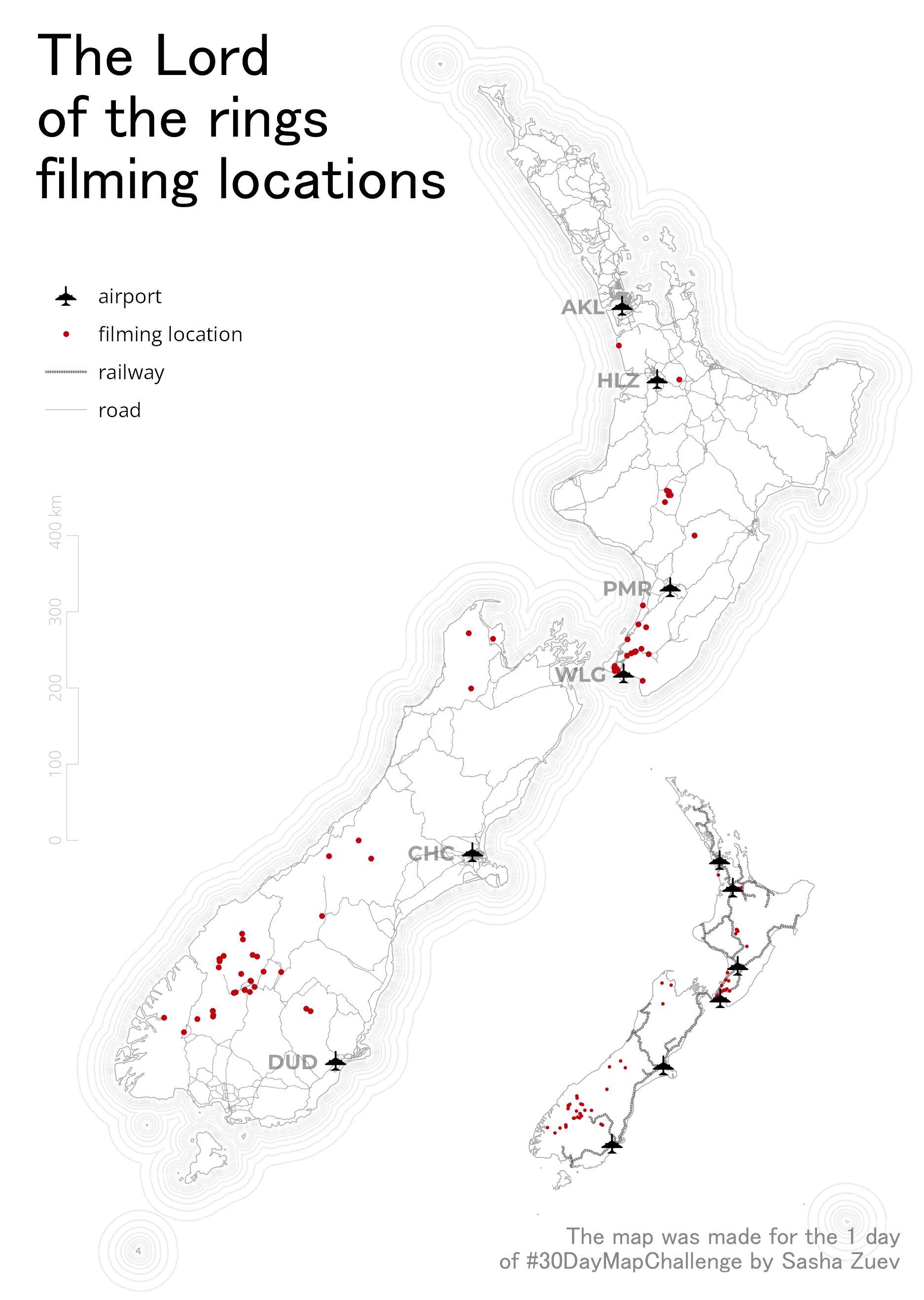 Peter Jackson's Lord of the Rings trilogy filming locations - My, Cards, Lord of the Rings, New Zealand