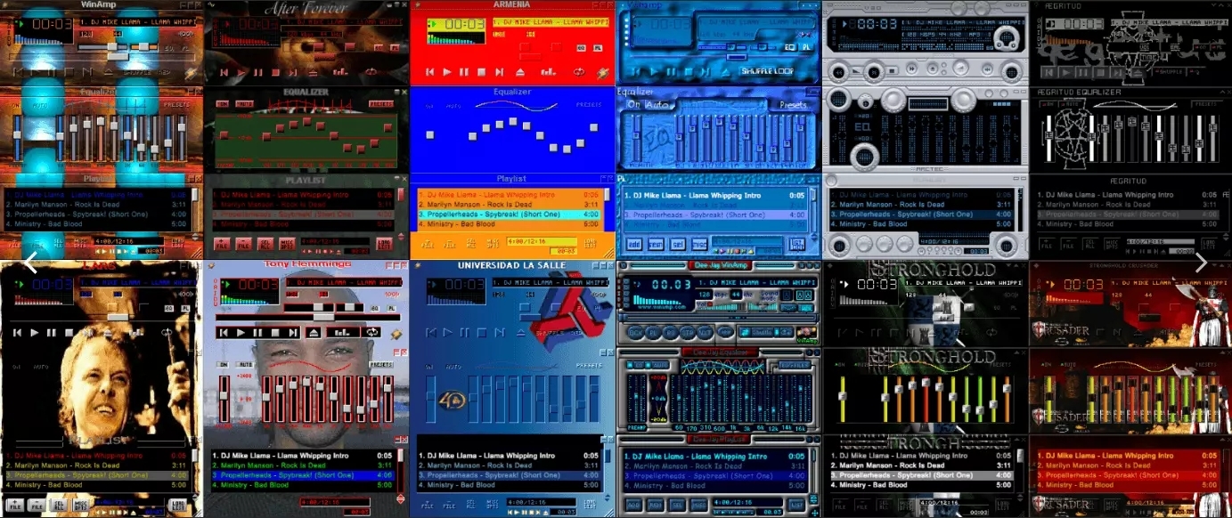 Anime winamp skins
