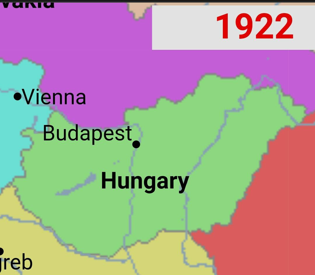 Map of Hungary 100 years ago - Crossposting, Pikabu publish bot, Cards, Hungary