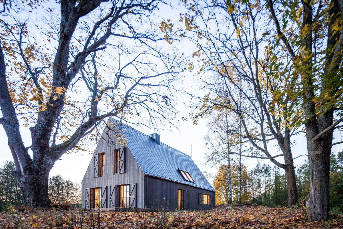 Traditional house in Lithuania - My, Architecture, Design, Dacha, Longpost