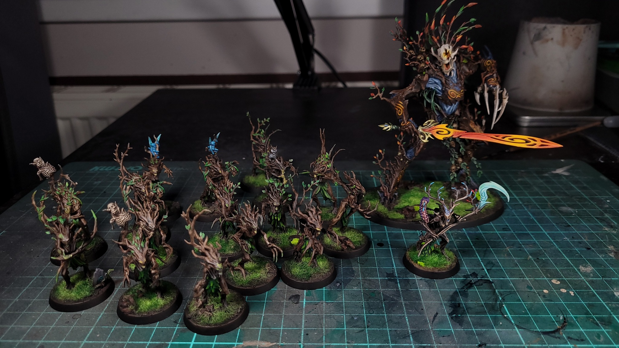 Age of Sigmar Sylvaneth - My, Warhammer, Warhammer fantasy battles, Sylvaneth, Longpost, Painting miniatures, Board games, Needlework without process