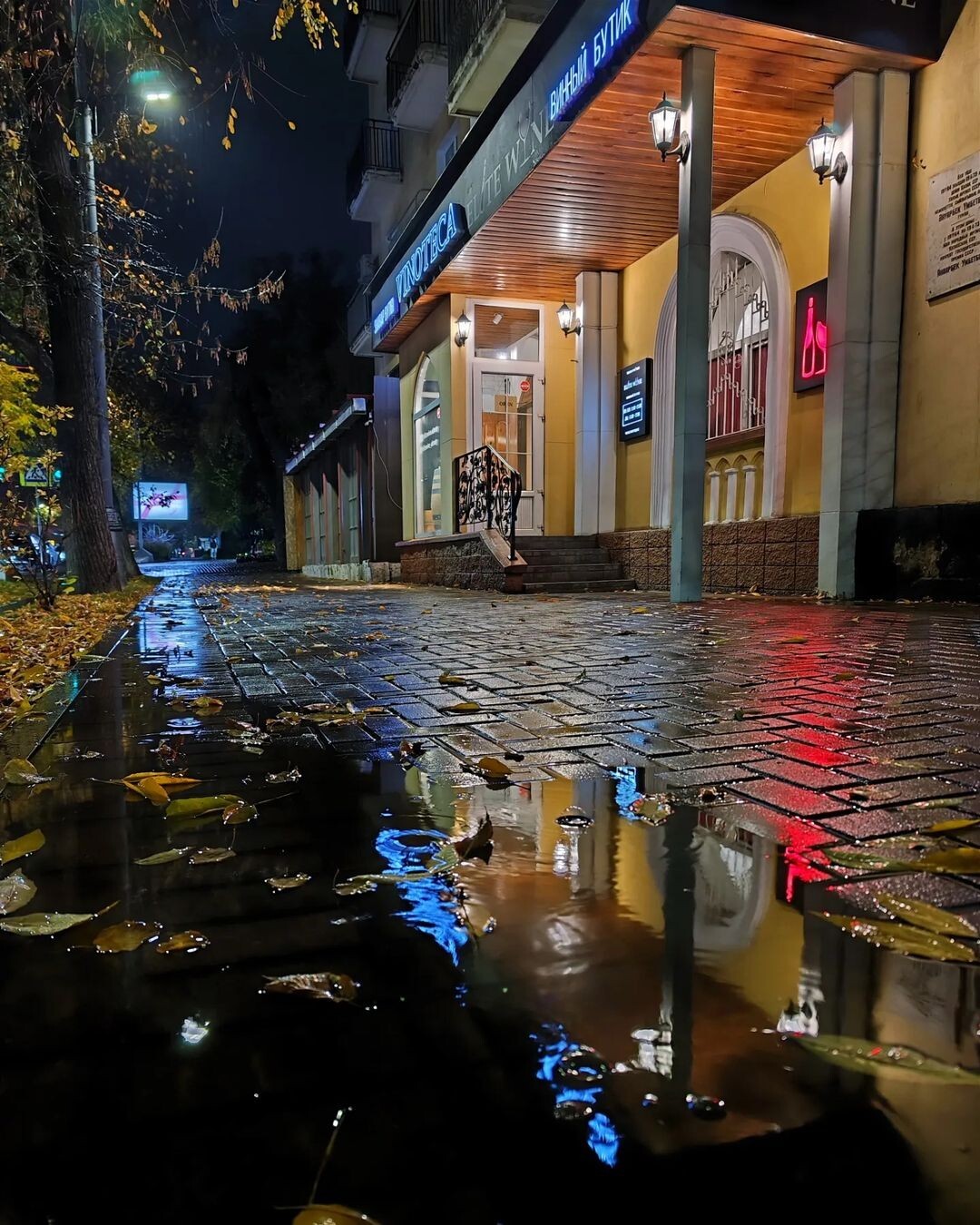 Autumn in Almaty - Autumn, Almaty, Longpost, Night city