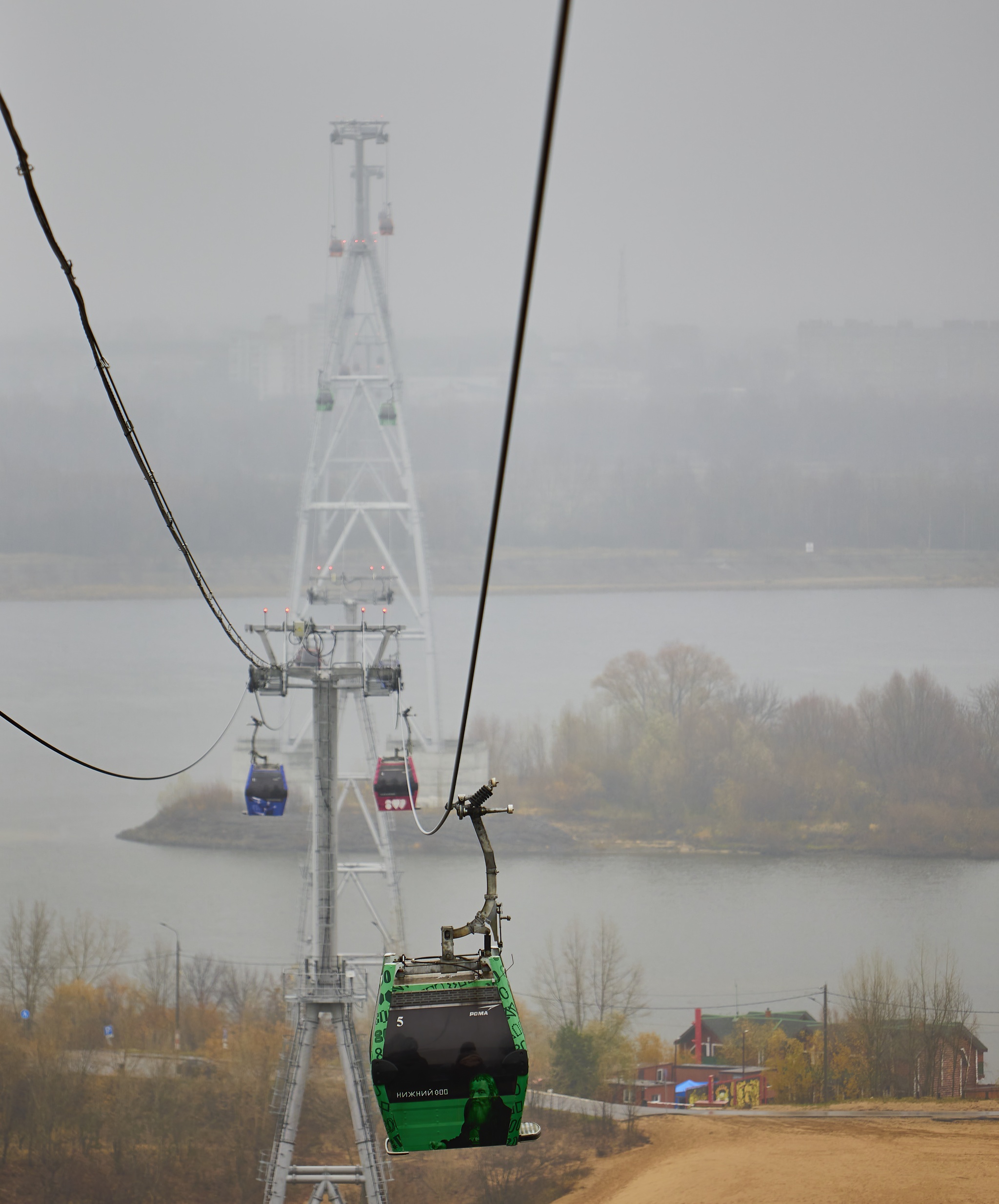 Nizhny Novgorod - My, The photo, Canon, Nizhny Novgorod, Bell ringer, Fog, Longpost