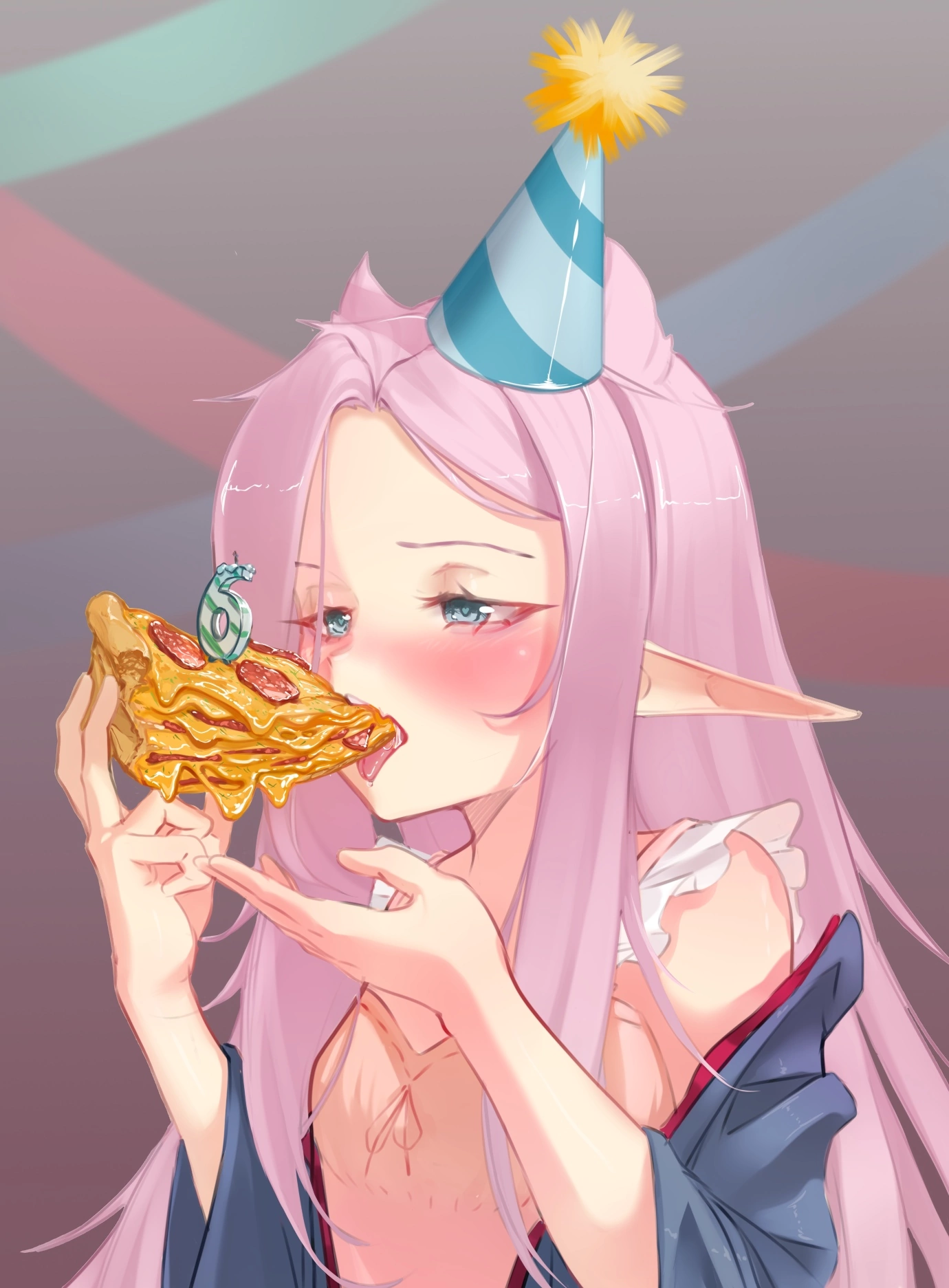 Happy birthday, Severina Soda! - Anime, Virtual youtuber, Anime art, Loli, Youtuber