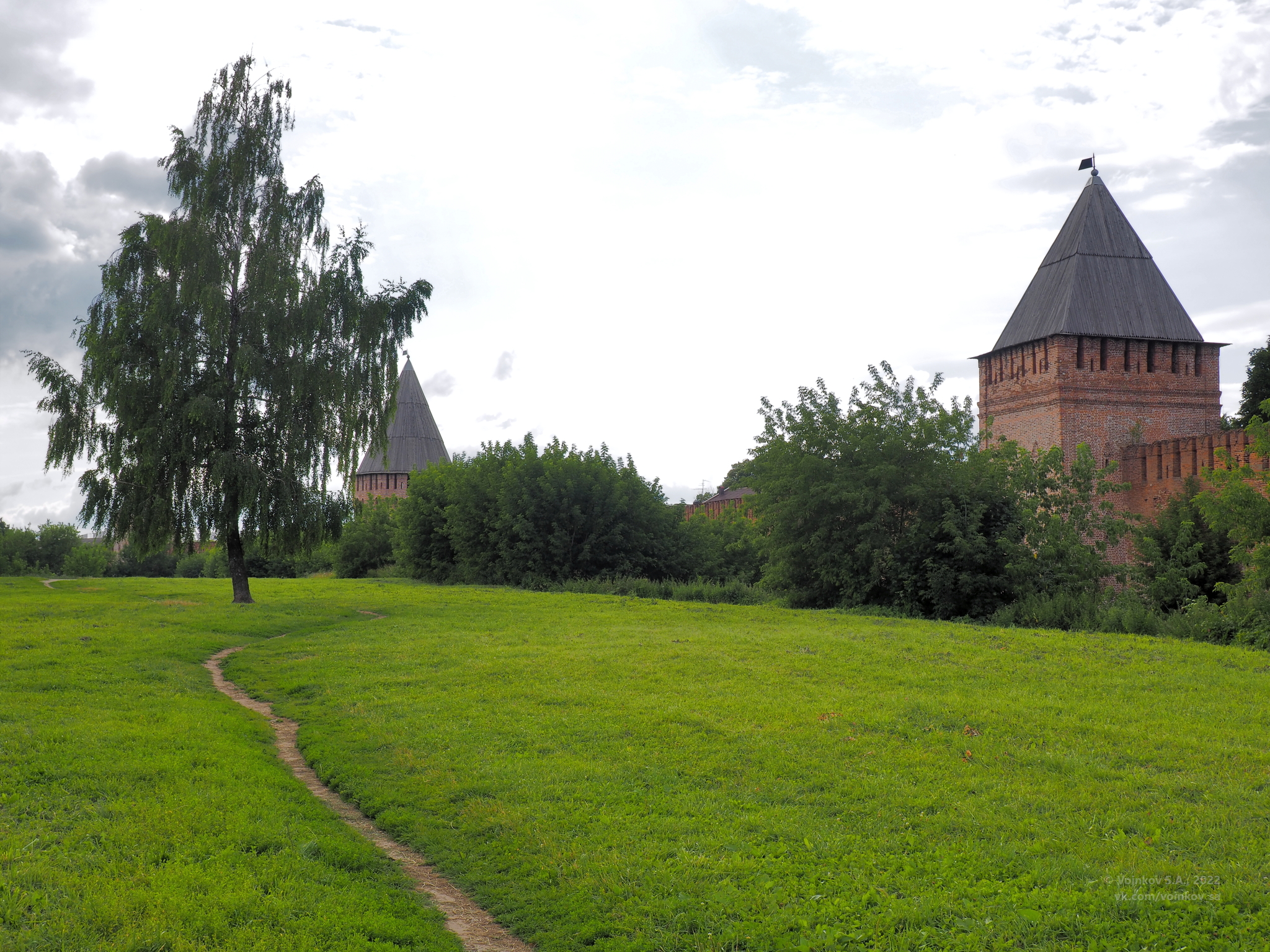 Smolensk fortress wall - My, Architecture, Smolensk, Fortress, Olympus, The photo, Smolensk region, sights, Longpost