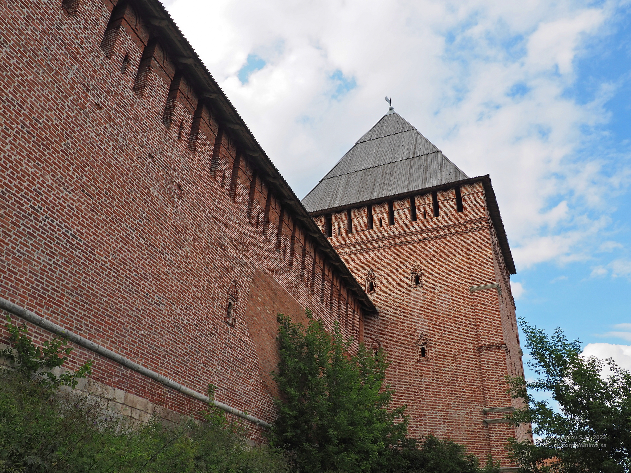 Smolensk fortress wall - My, Architecture, Smolensk, Fortress, Olympus, The photo, Smolensk region, sights, Longpost