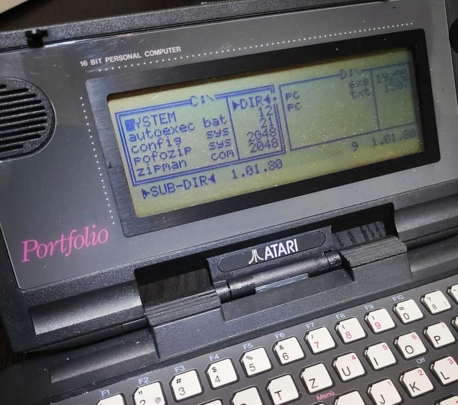 Atari Portfolio - Retro computer, Atari, Ibm PC, Longpost