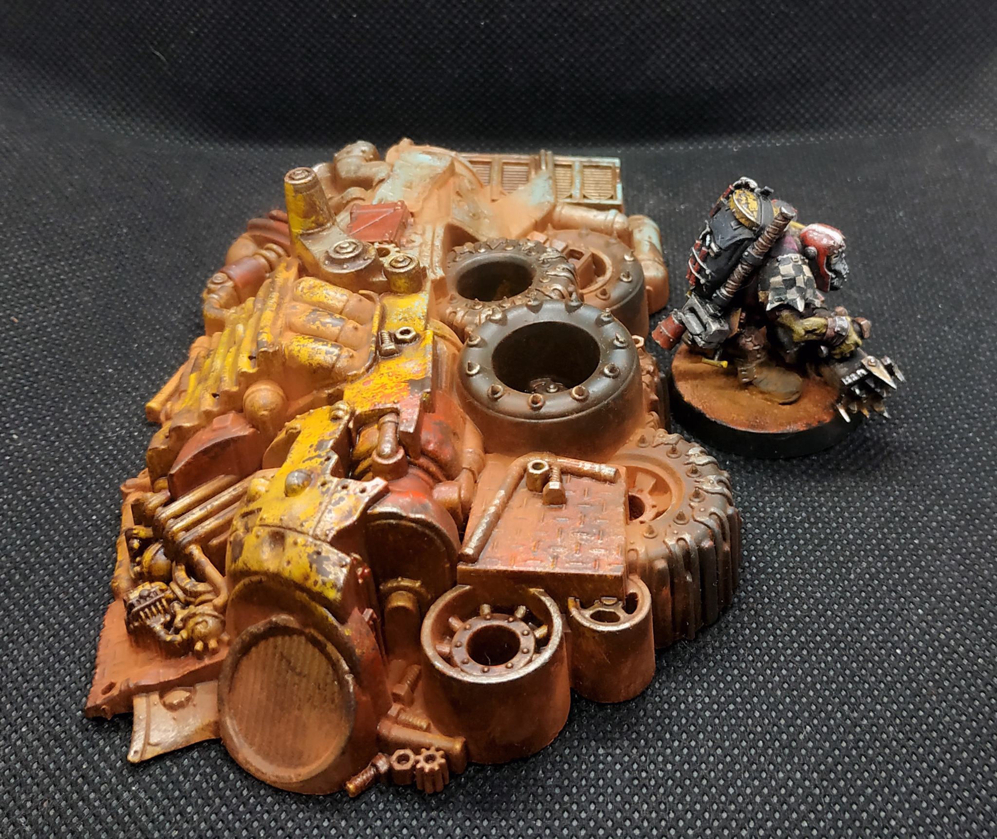 Killteam Octarius, часть третья, террейновая - Моё, Моделизм, Покраска миниатюр, Wh miniatures, Warhammer 40k, Warhammer, Миниатюра, Террейн, Орки, Krieg, Killteam, Death Korps of Krieg, Длиннопост