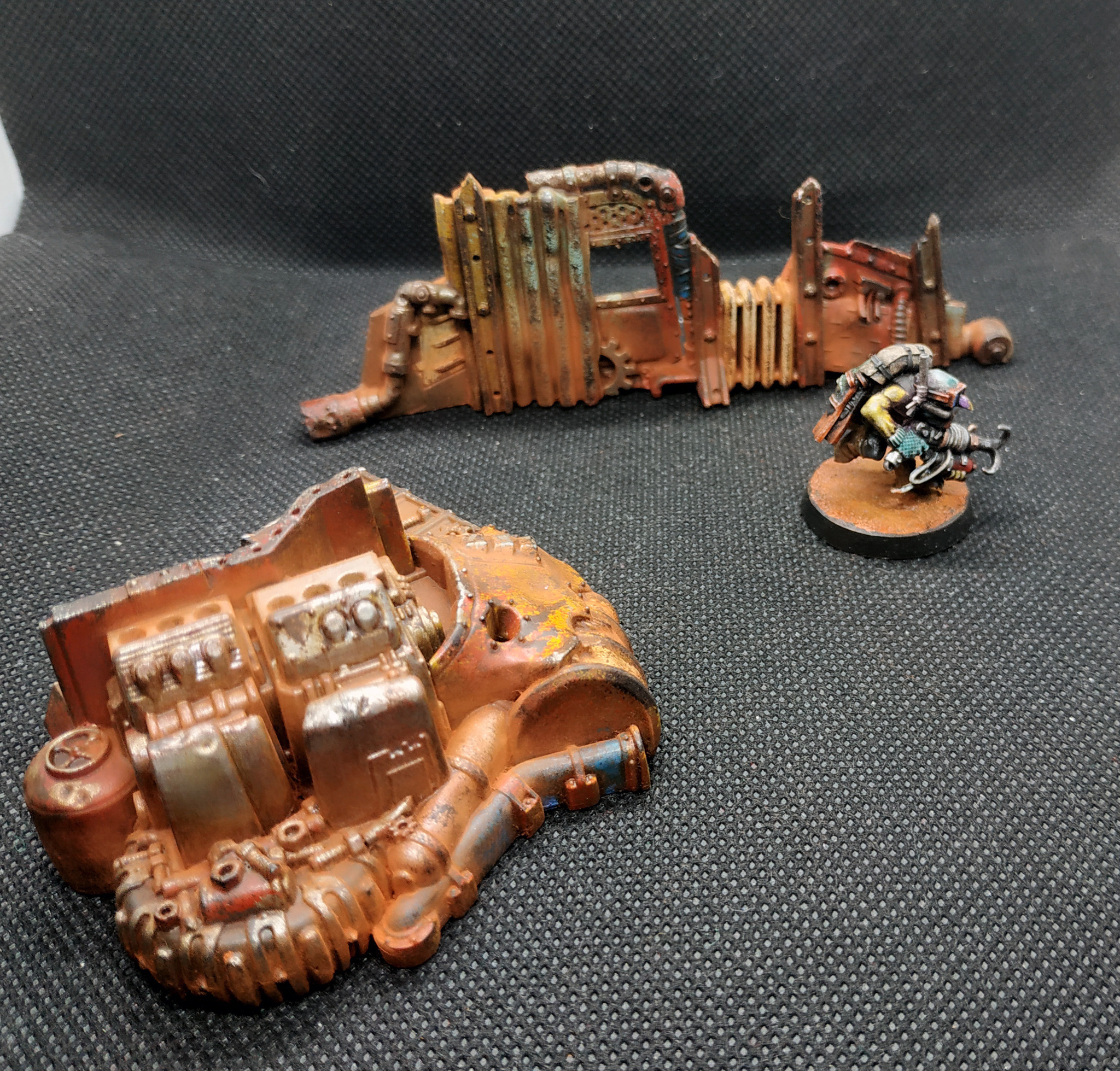 Killteam Octarius part three terrain - My, Modeling, Painting miniatures, Wh miniatures, Warhammer 40k, Warhammer, Miniature, Terrane, Orcs, Krieg, Killteam, Death korps of krieg, Longpost