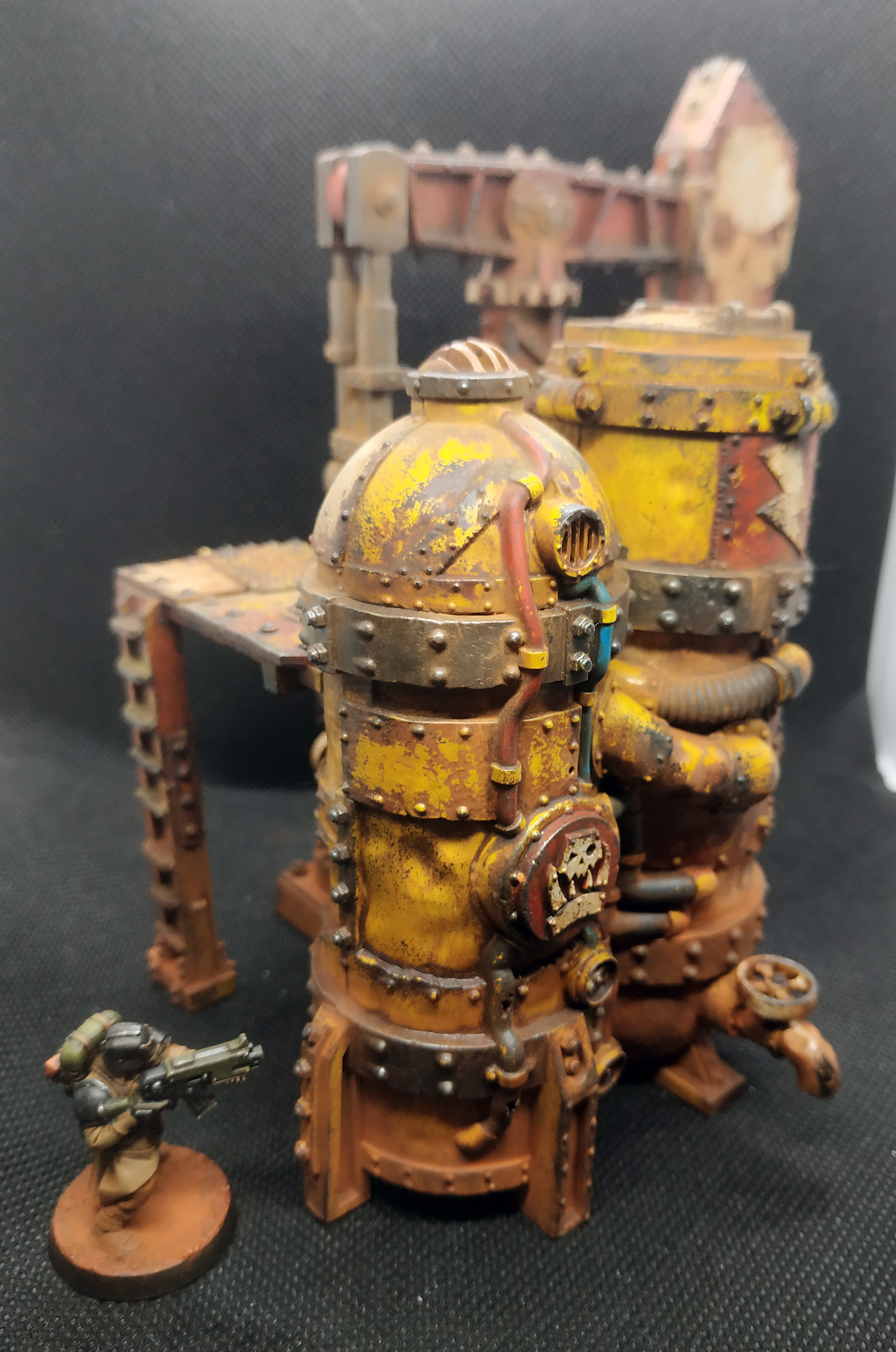 Killteam Octarius part three terrain - My, Modeling, Painting miniatures, Wh miniatures, Warhammer 40k, Warhammer, Miniature, Terrane, Orcs, Krieg, Killteam, Death korps of krieg, Longpost