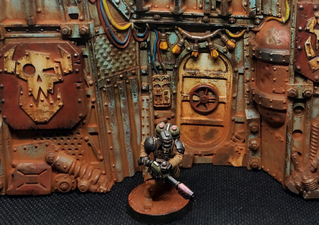 Killteam Octarius, часть третья, террейновая - Моё, Моделизм, Покраска миниатюр, Wh miniatures, Warhammer 40k, Warhammer, Миниатюра, Террейн, Орки, Krieg, Killteam, Death Korps of Krieg, Длиннопост