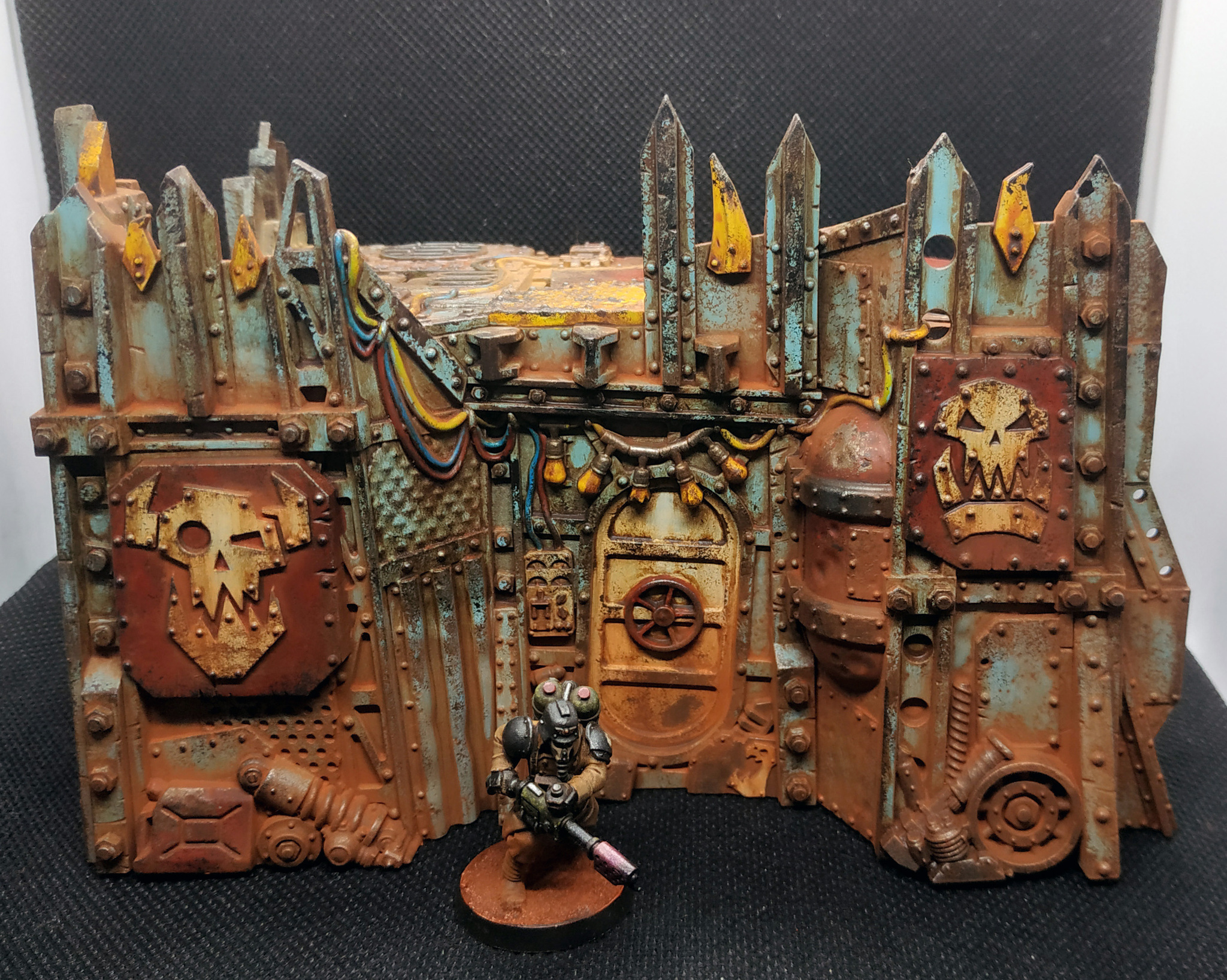 Killteam Octarius, часть третья, террейновая - Моё, Моделизм, Покраска миниатюр, Wh miniatures, Warhammer 40k, Warhammer, Миниатюра, Террейн, Орки, Krieg, Killteam, Death Korps of Krieg, Длиннопост