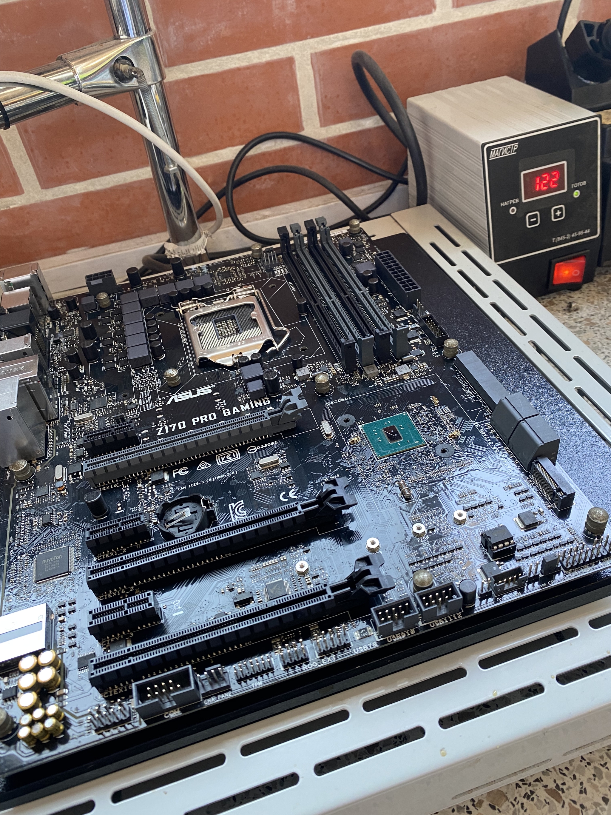 Asus Z170 PRO Gaming motherboard repair - My, Repair of equipment, Computer Repair, Longpost