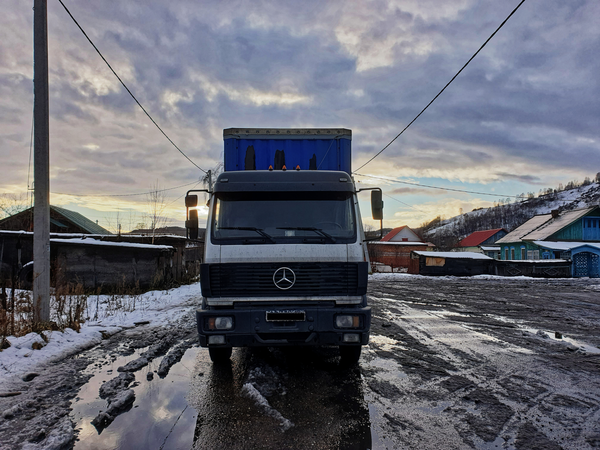 Мои истории. Глава 1-я. «Знакомство с Mersedes-benz1834, или старый-добрый  Немец» | Пикабу