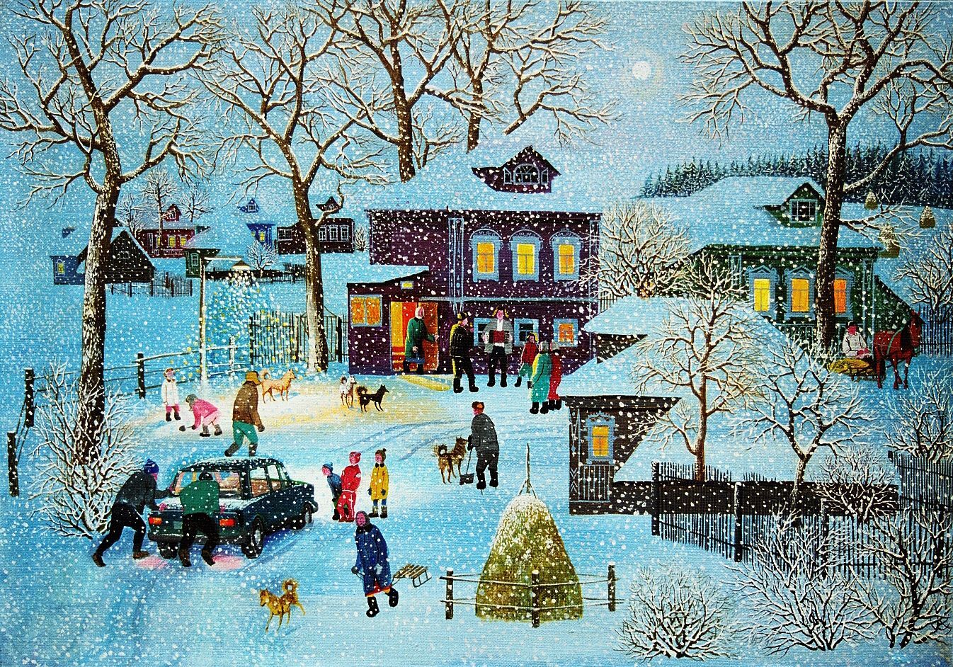 The snow has gone - My, Art, Artist, Painting, Painting