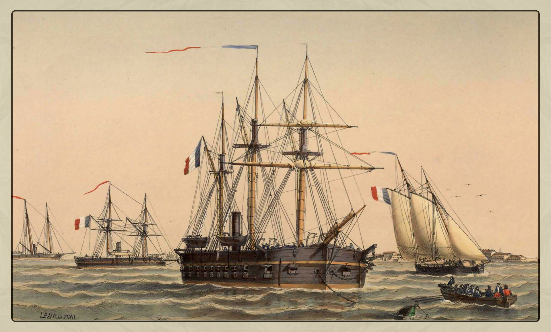 Before the armadillos. Part 2: steam battleship and arms race, Crimean war and armor - My, Story, Military history, Military equipment, Crimean War, Longpost