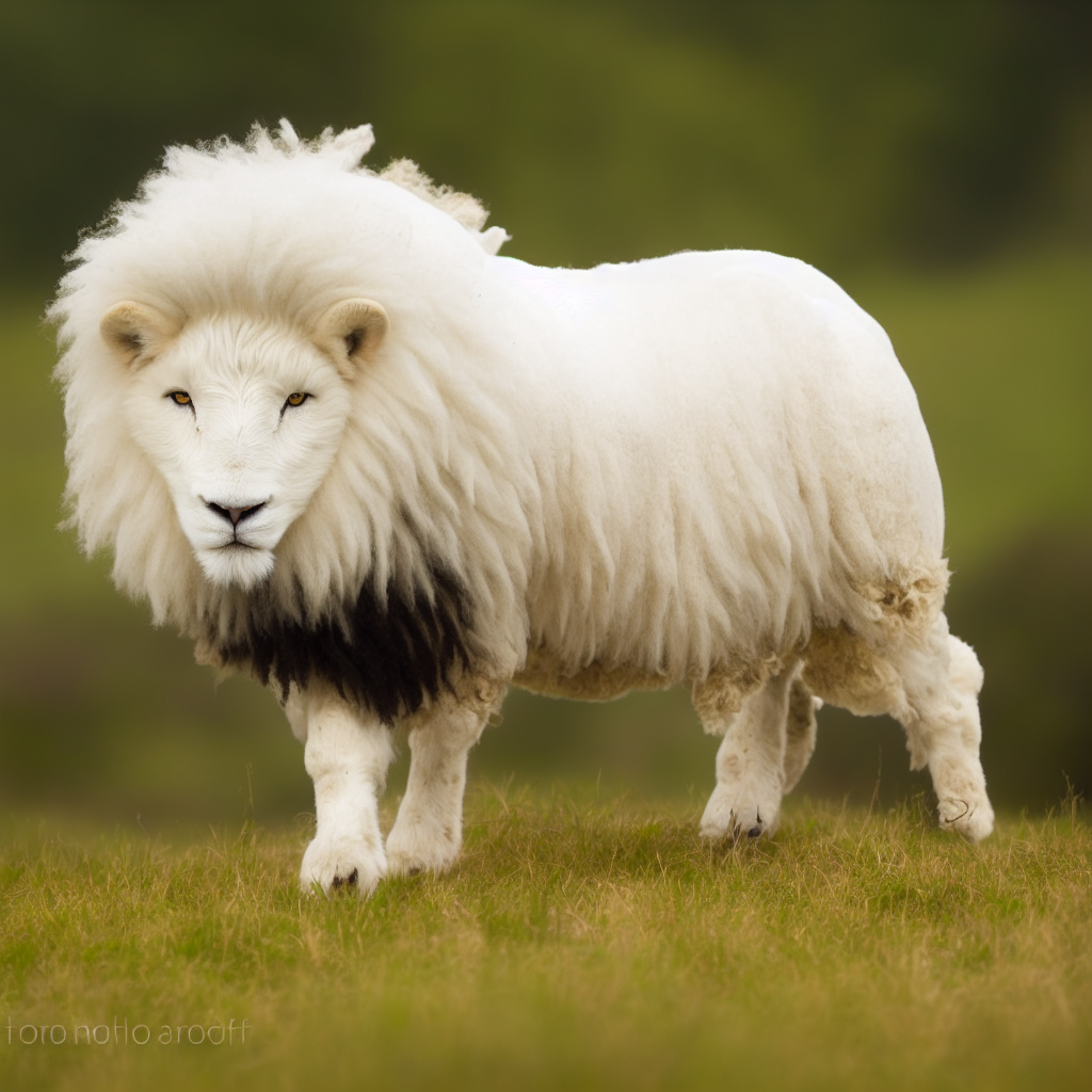 In sheep's clothing... - My, Нейронные сети, Stable diffusion, wildlife, Sheeps