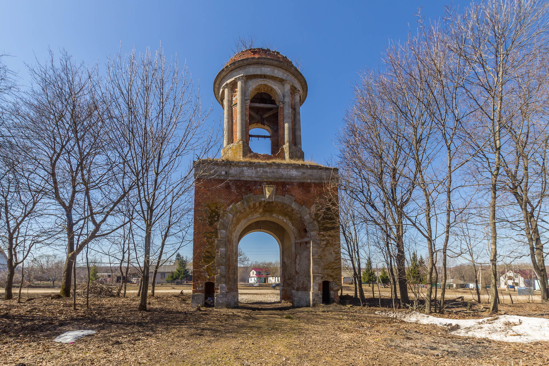 Abandoned temple in the village of Aksinino, Tula region - My, The photo, Architecture, sights, Russia, Tula region, Venev, Monument, Church, Longpost