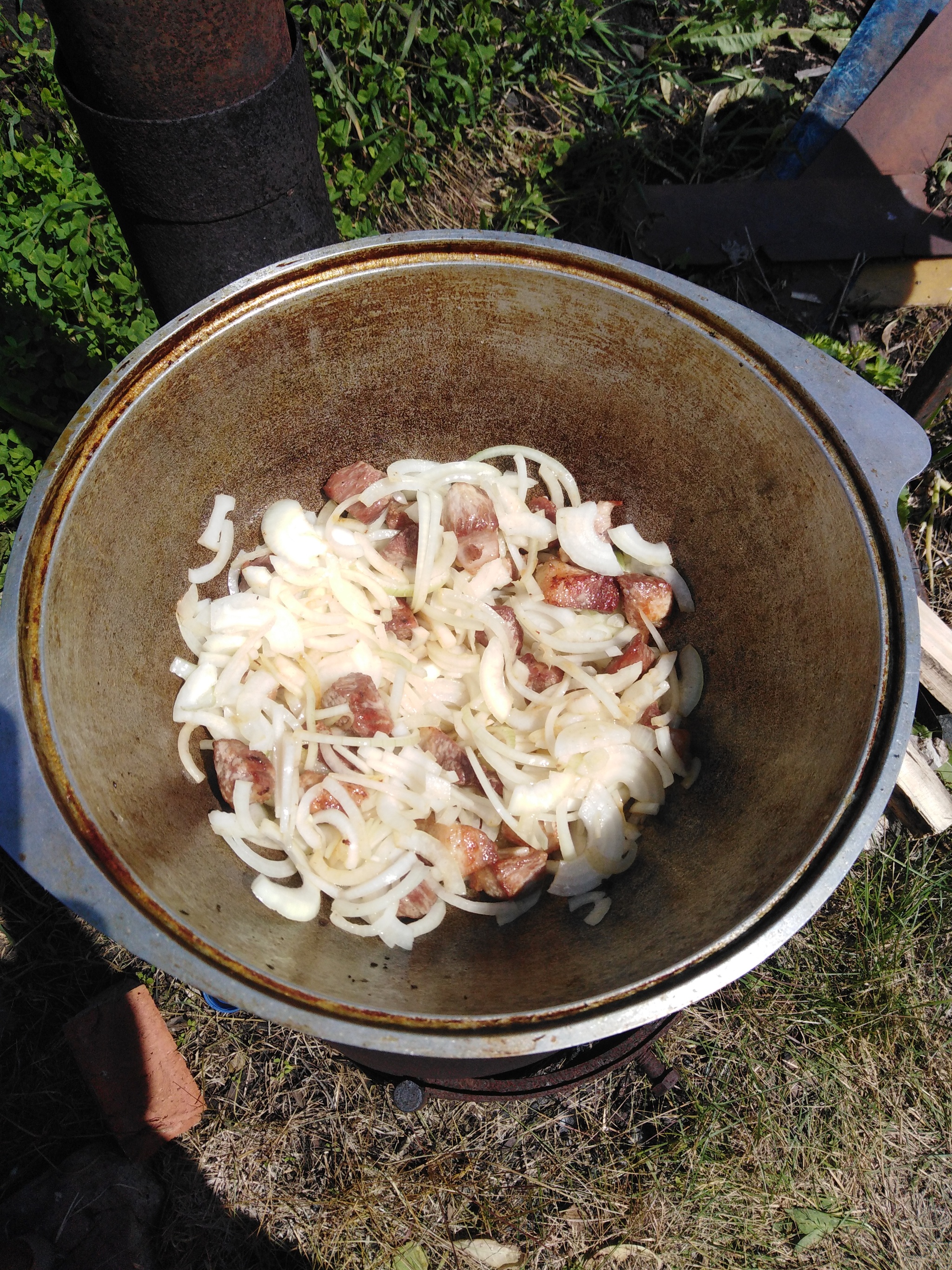 swimmer - My, Preparation, Pilaf, Longpost, Recipe