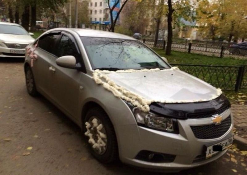 PEOPLE'S FINE FOR IMCORRECT PARKING - Неправильная парковка, The photo, Humor, Longpost