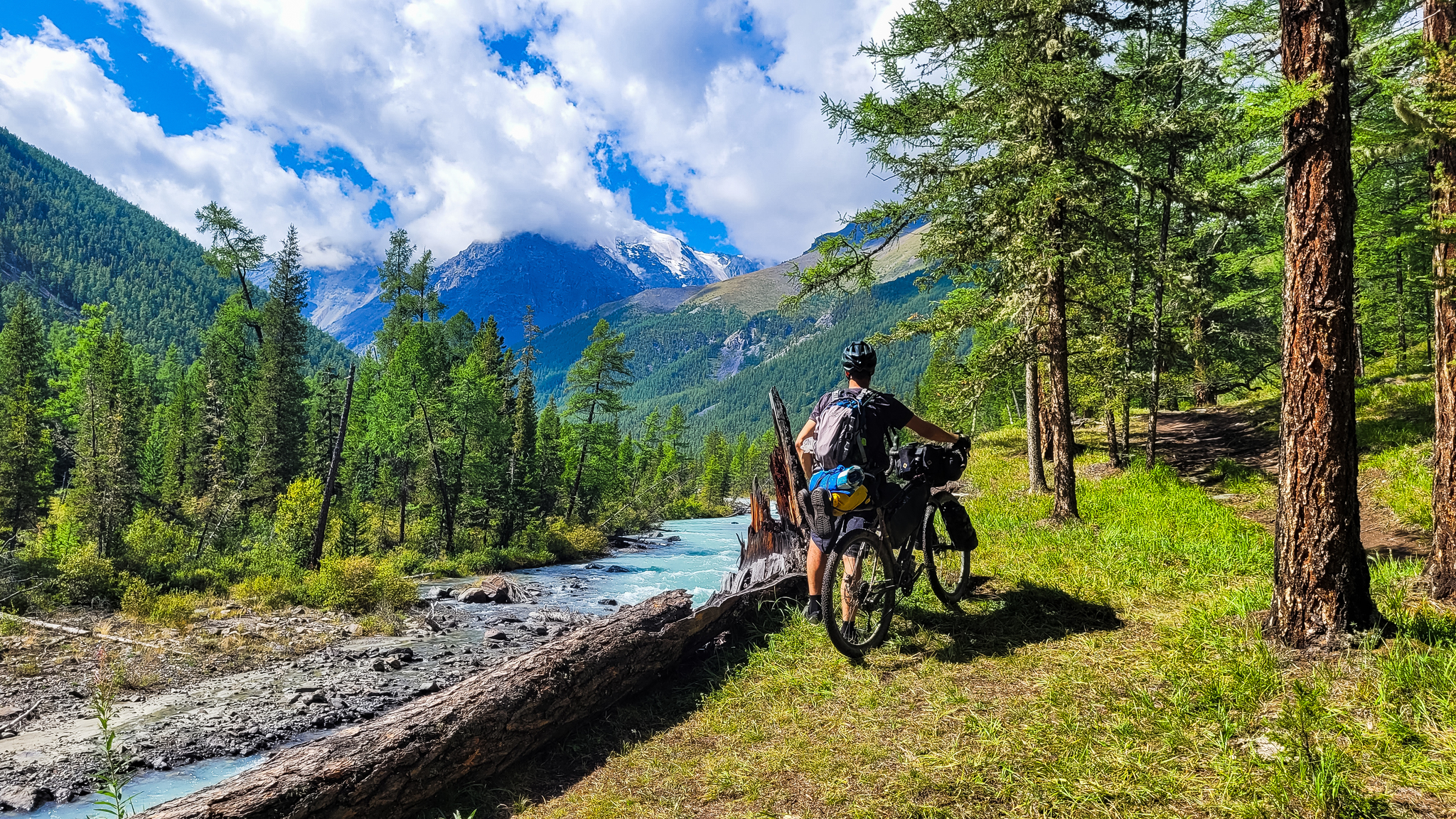 Cycling tour of the Sakhalin people in the Altai Mountains. Part 6 - My, Altai Republic, Bikepacking, Camping, Tent, Travel across Russia, Longpost