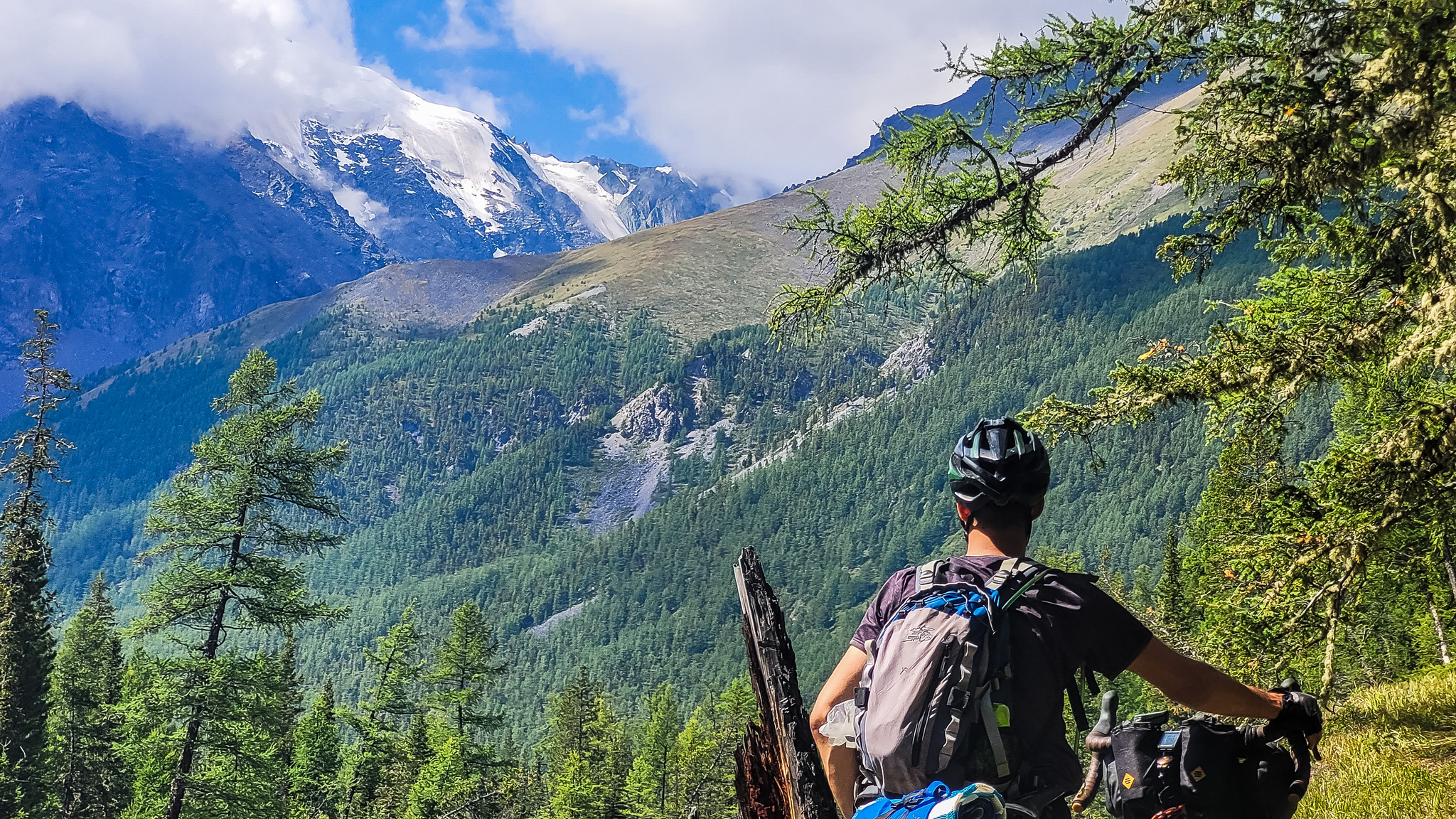 Cycling tour of the Sakhalin people in the Altai Mountains. Part 6 - My, Altai Republic, Bikepacking, Camping, Tent, Travel across Russia, Longpost