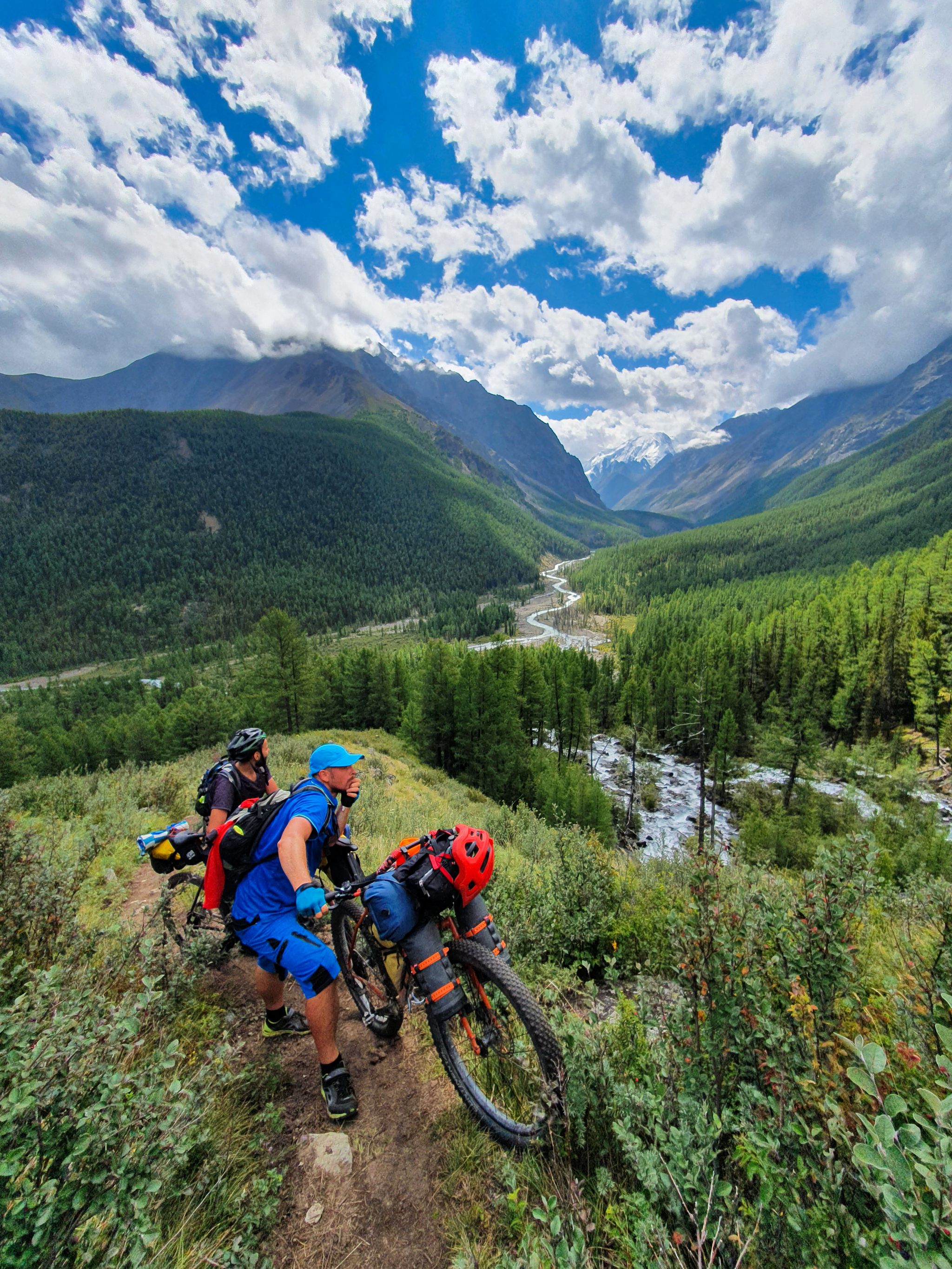 Cycling tour of the Sakhalin people in the Altai Mountains. Part 6 - My, Altai Republic, Bikepacking, Camping, Tent, Travel across Russia, Longpost