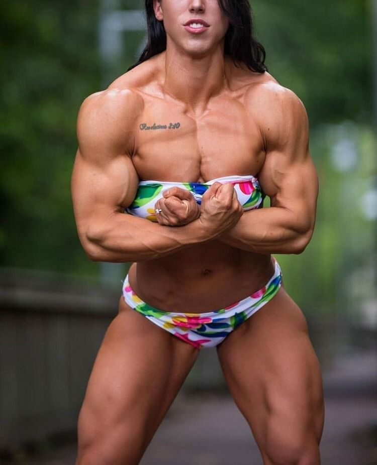 Shannon Seeley - Shannon Seeley, Bodybuilders, Strong girl, Press, Body-building, Muscle, Swimsuit, Smile, The photo, Fitness, Longpost