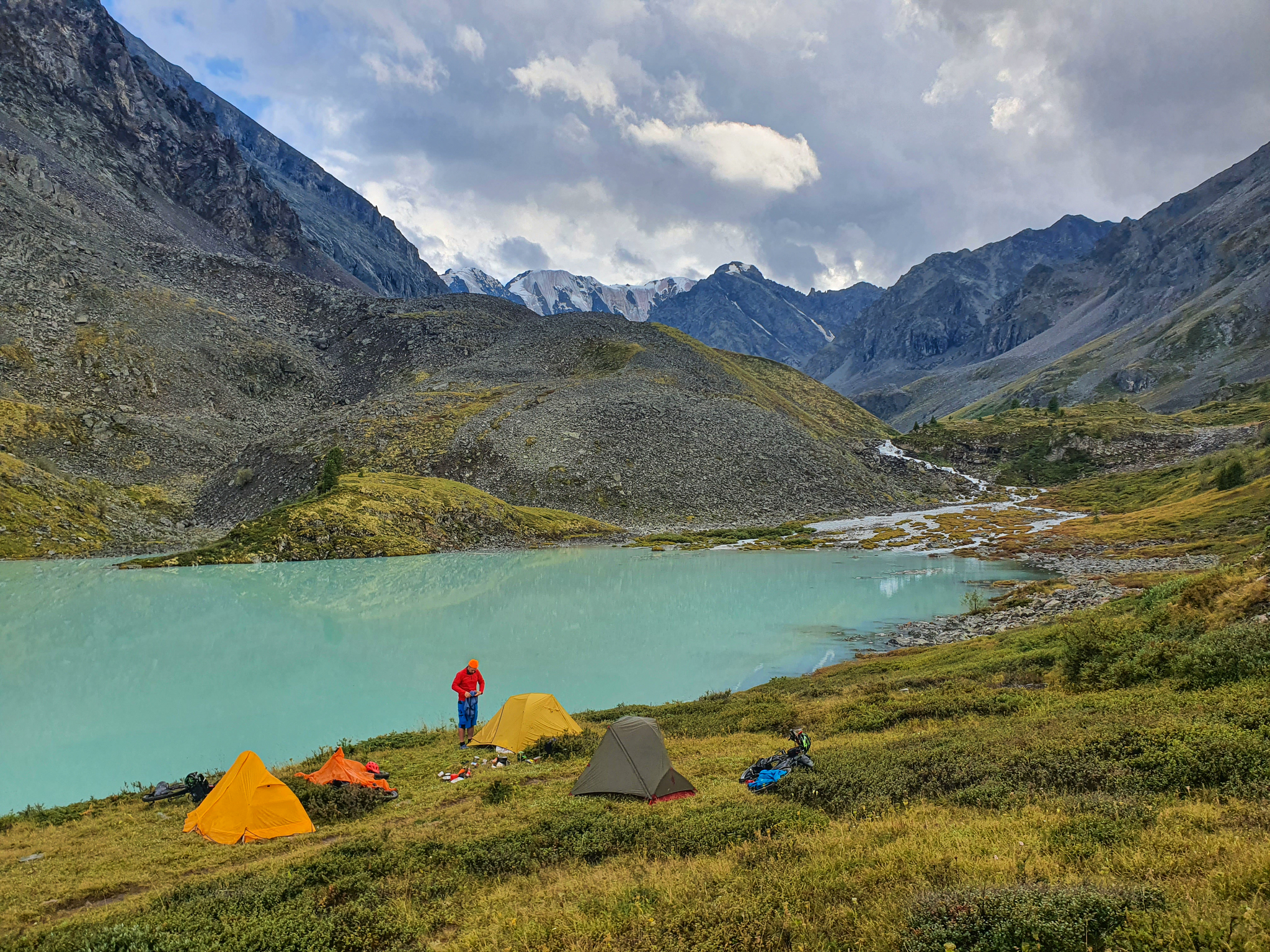 Cycling tour of the Sakhalin people in the Altai Mountains. Part 6 - My, Altai Republic, Bikepacking, Camping, Tent, Travel across Russia, Longpost