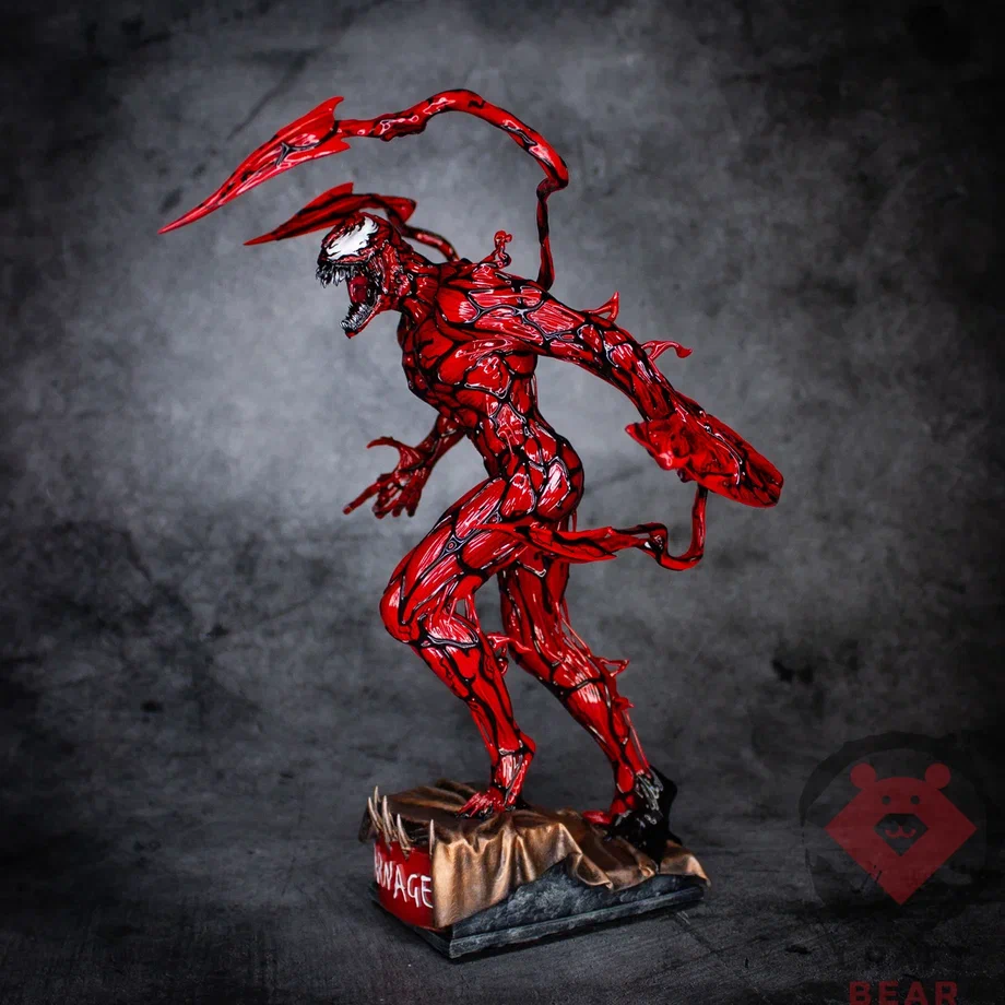 Carnage - My, Miniature, Figurines, Painting miniatures, 3D печать, Cinematic universe, Comics, Carnage, 3D printer, Craft, Collection, Movies, Longpost