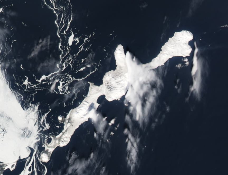 Winter is coming: Sakhalin and the Kuriles from space - Sakhalin, Дальний Восток, Kurile Islands, South Kurils, Krenitsyn volcano, Shikotan, Iturup, Sakhalin Region, NASA, Space, ISS, Longpost