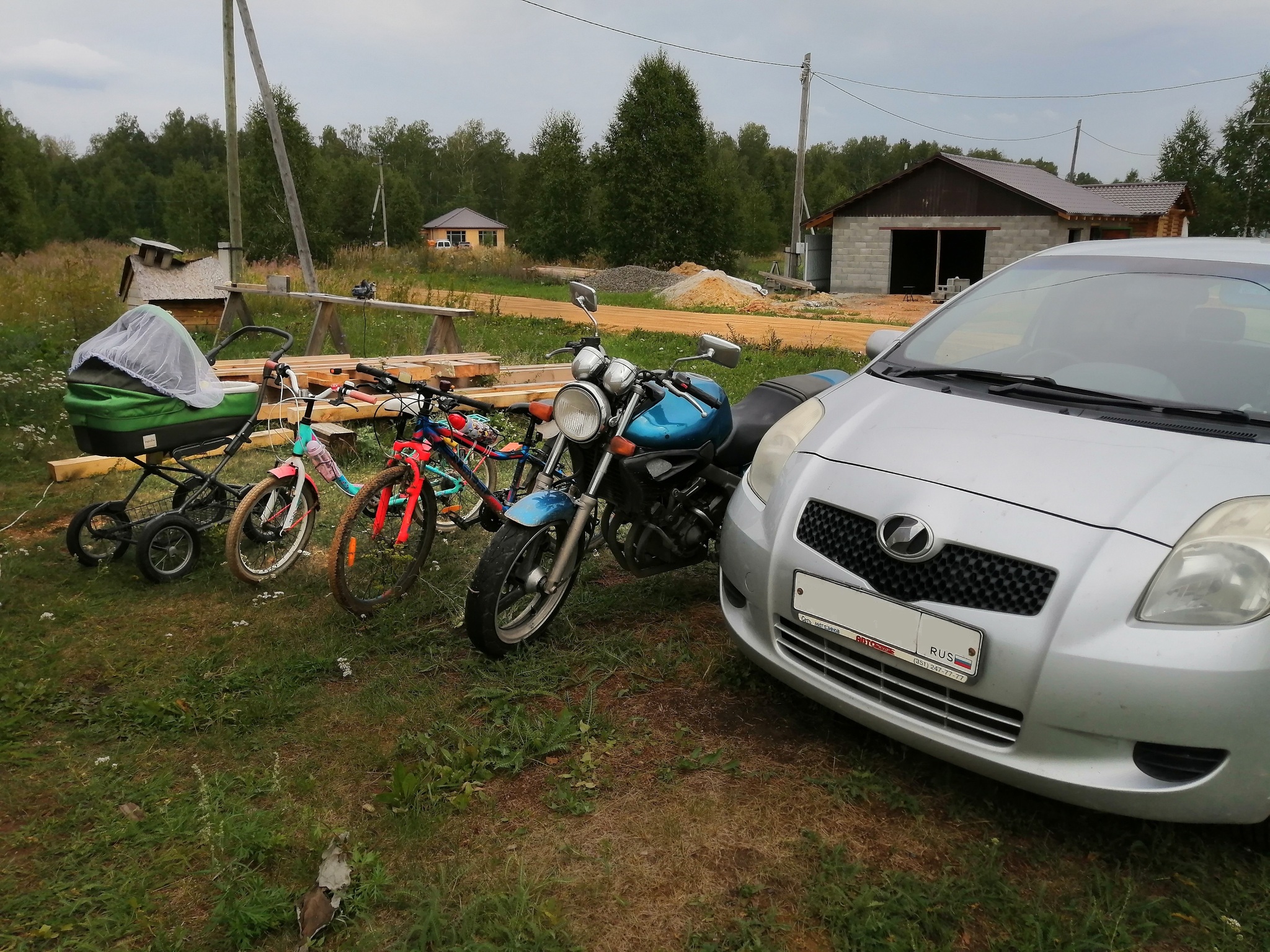 Family car fleet - My, Auto, Moto, A bike, Children's stuff, Vehicle fleet, Family