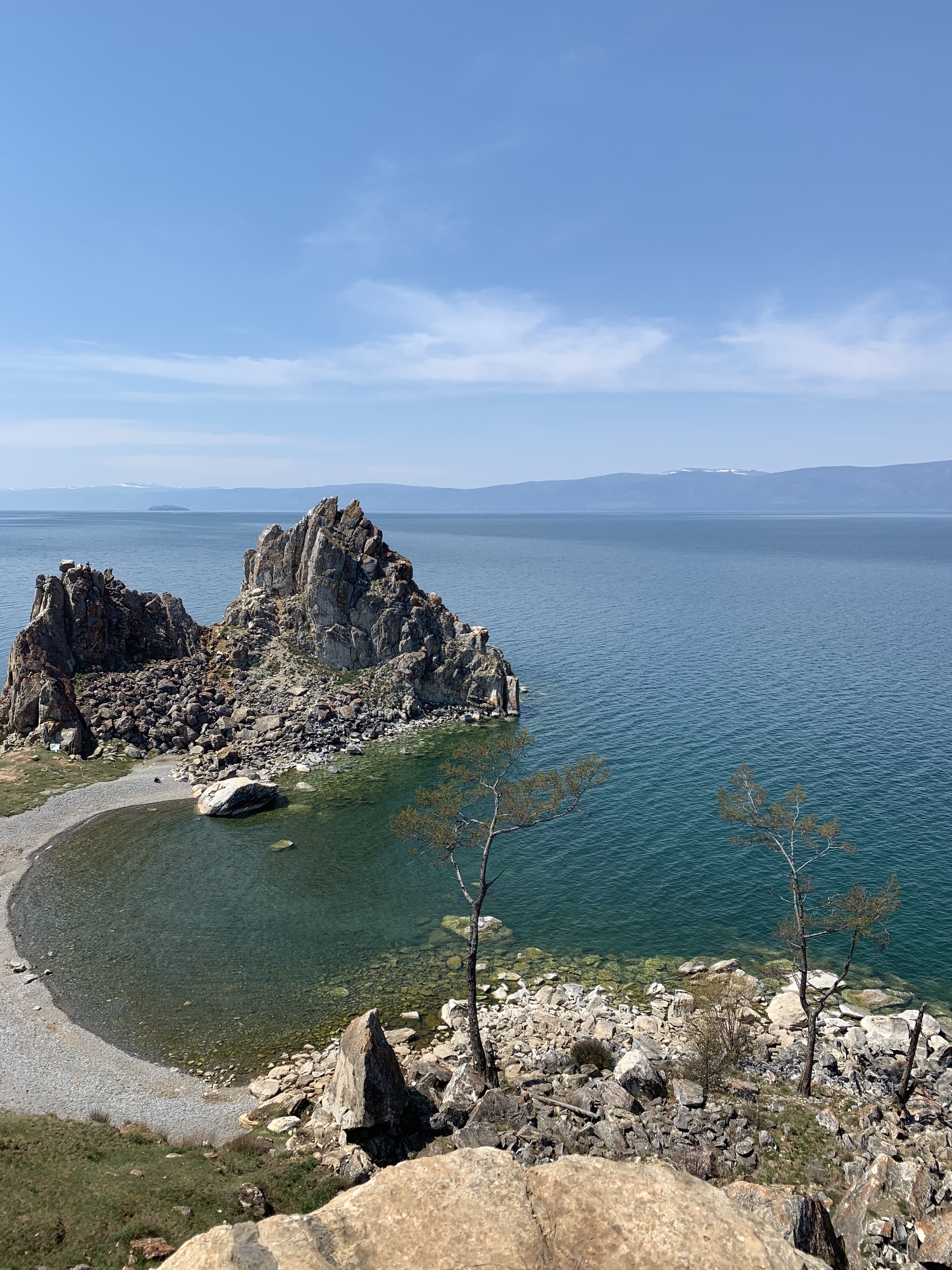 Остров Ольхон, мыс Бурхан, скала Шаманка - Моё, Байкал, Тату, Ольхон, Длиннопост