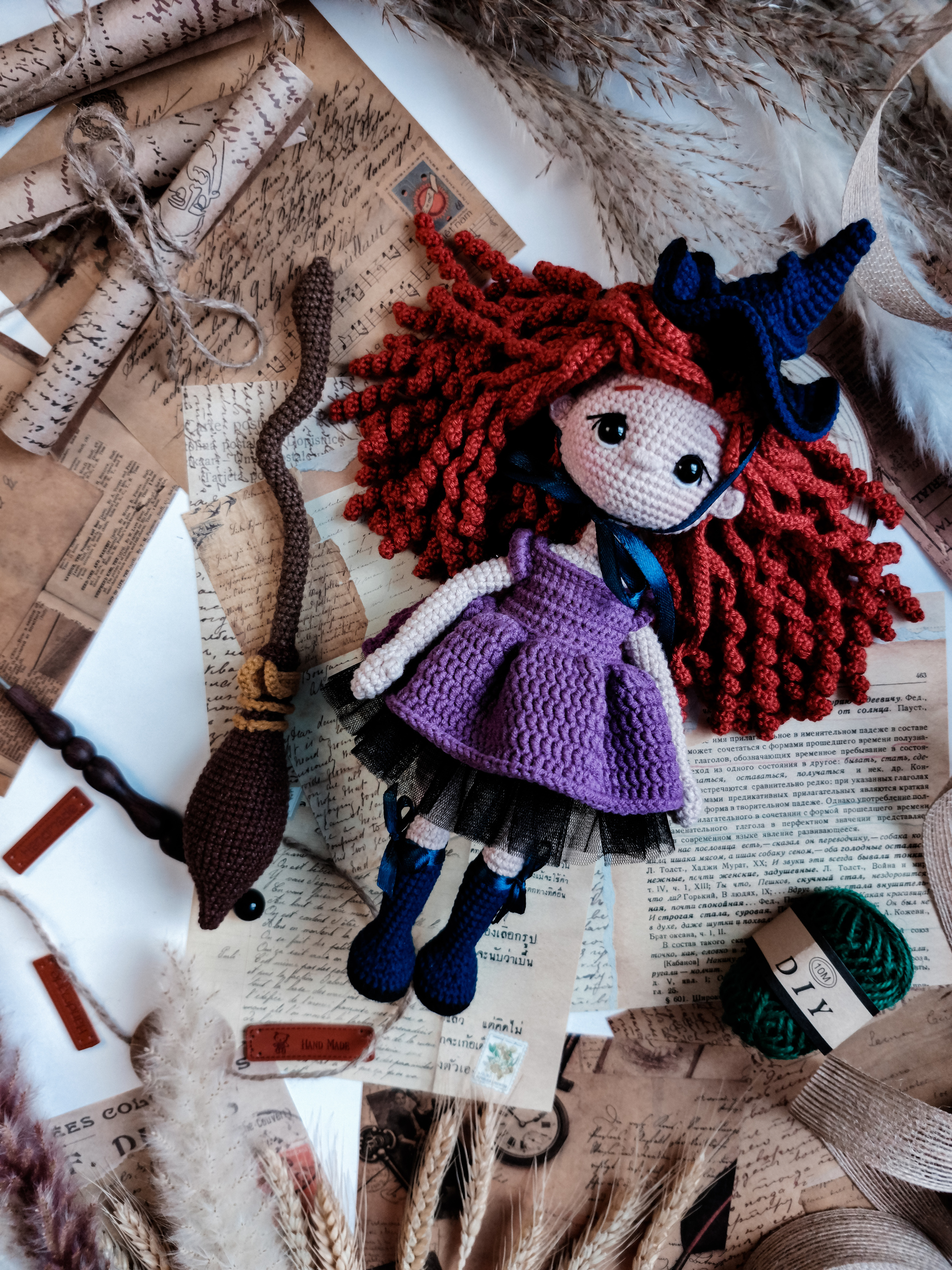 Charlotte doll - Knitting, Crochet, Toys, Amigurumi, Doll, Interior doll, Longpost, Needlework without process