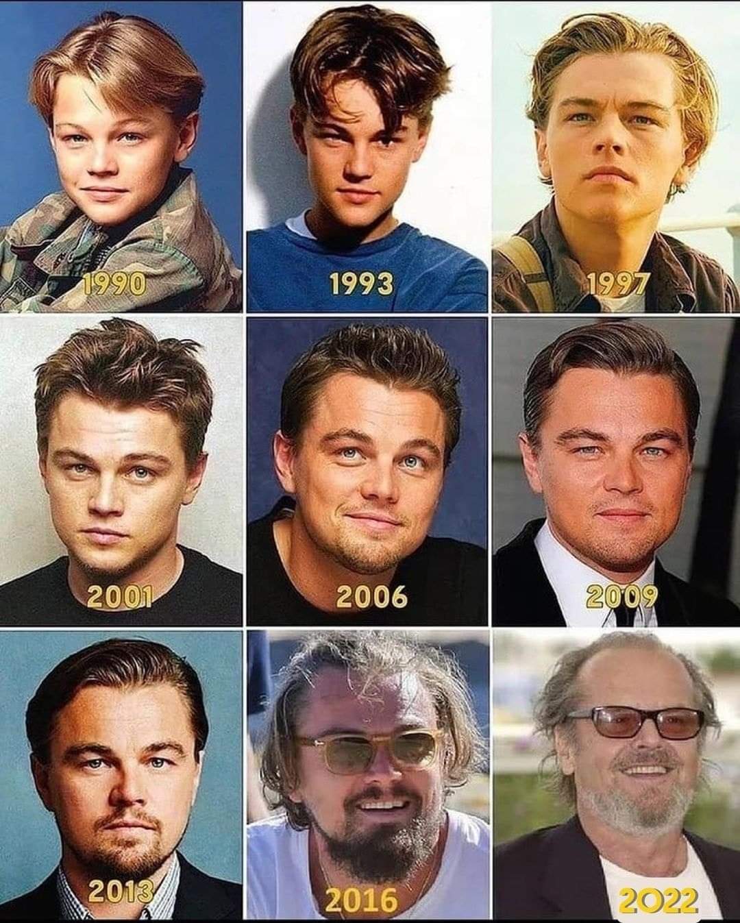 DiCaprio - Leonardo DiCaprio, Collage, Actors and actresses, Humor, Jack Nicholson