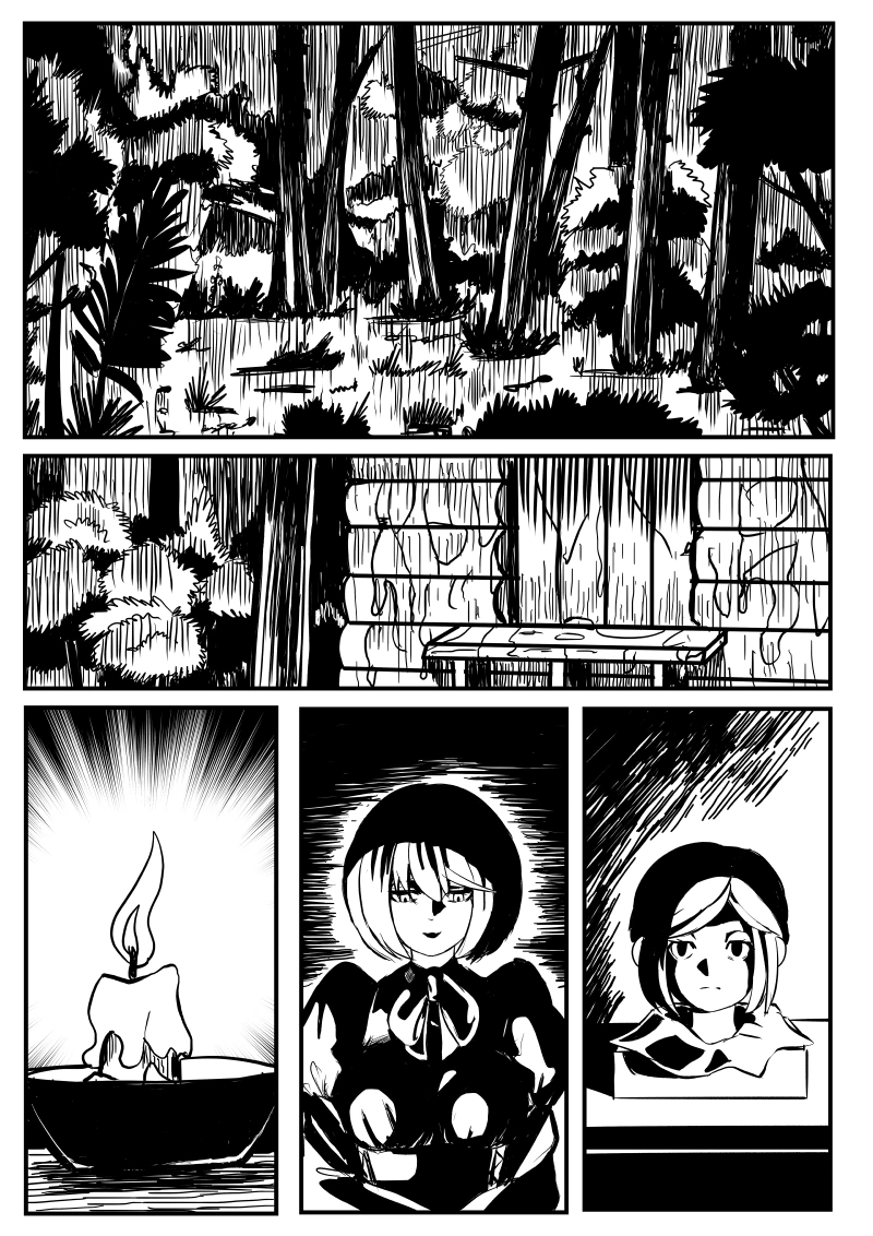 Lost Tales. Chapter 2 Part 2 - My, Comics, Author's comic, Story, Gloomy, Longpost