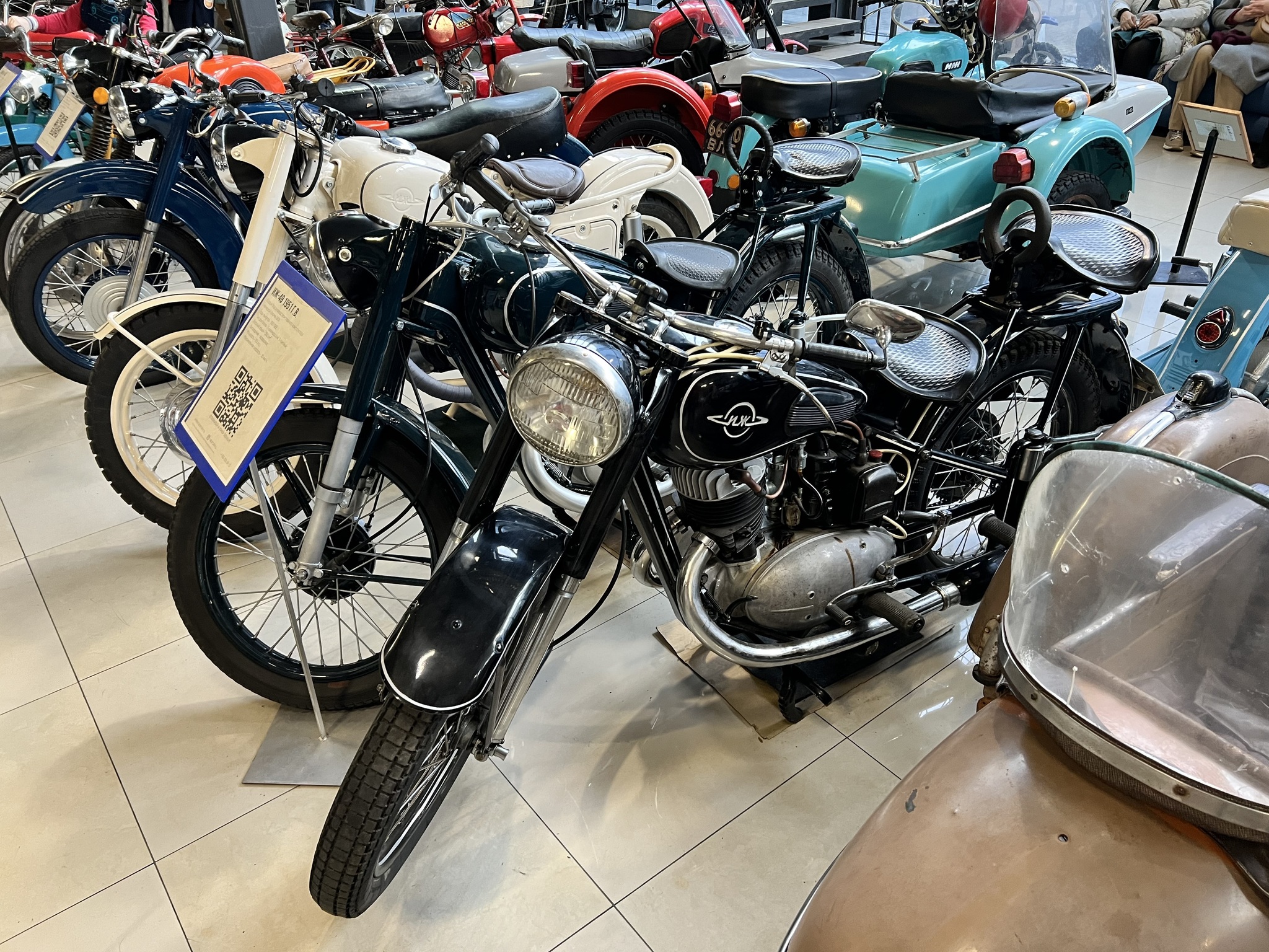 Visit to the museum of retro motorcycles. Part 1 - My, Exhibition, Moto, Bmw, Motorcyclists, The photo, Retro, Retrotechnics, Izh Planet, Izh Jupiter, Longpost, Motorcycle IZH