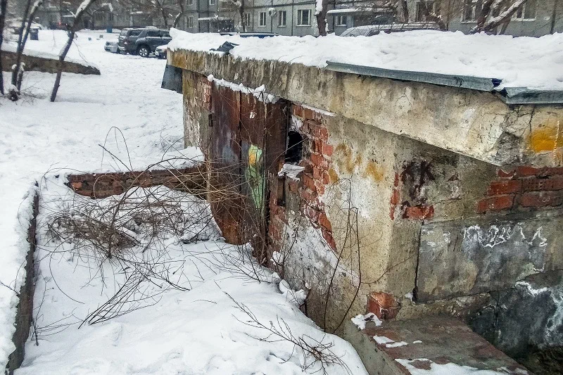 A large abandoned shelter rotted under a residential high-rise building. Photos from the past - civil defense, Asylum, the USSR, Abandoned, Yandex Zen, Longpost