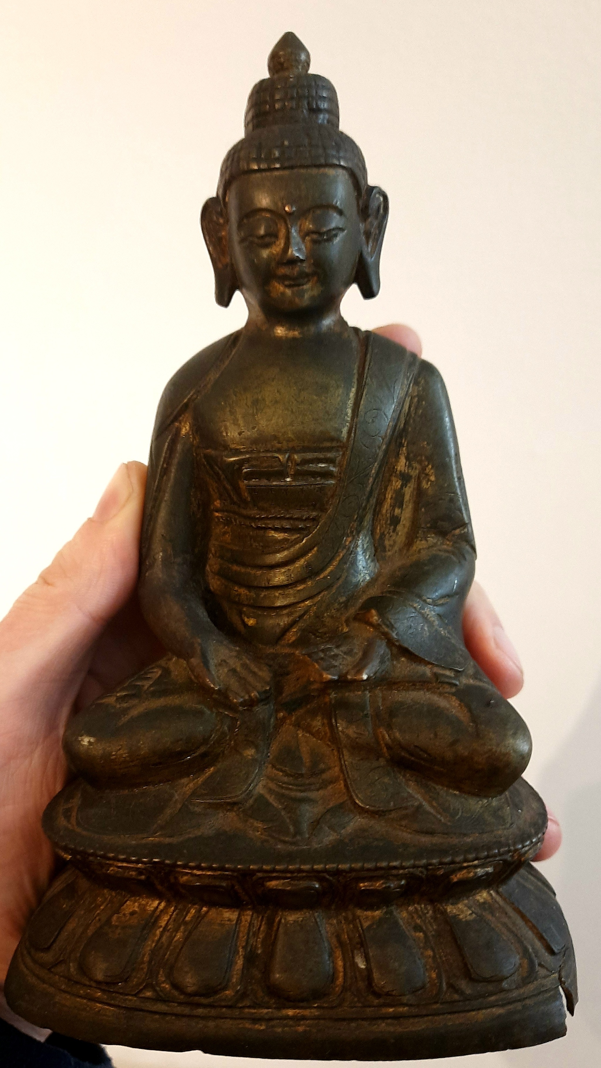 Two new Buddhas - Amitabha - My, Sculpture, Buddhism, The culture, Casting, Bronze, Polishing, Longpost