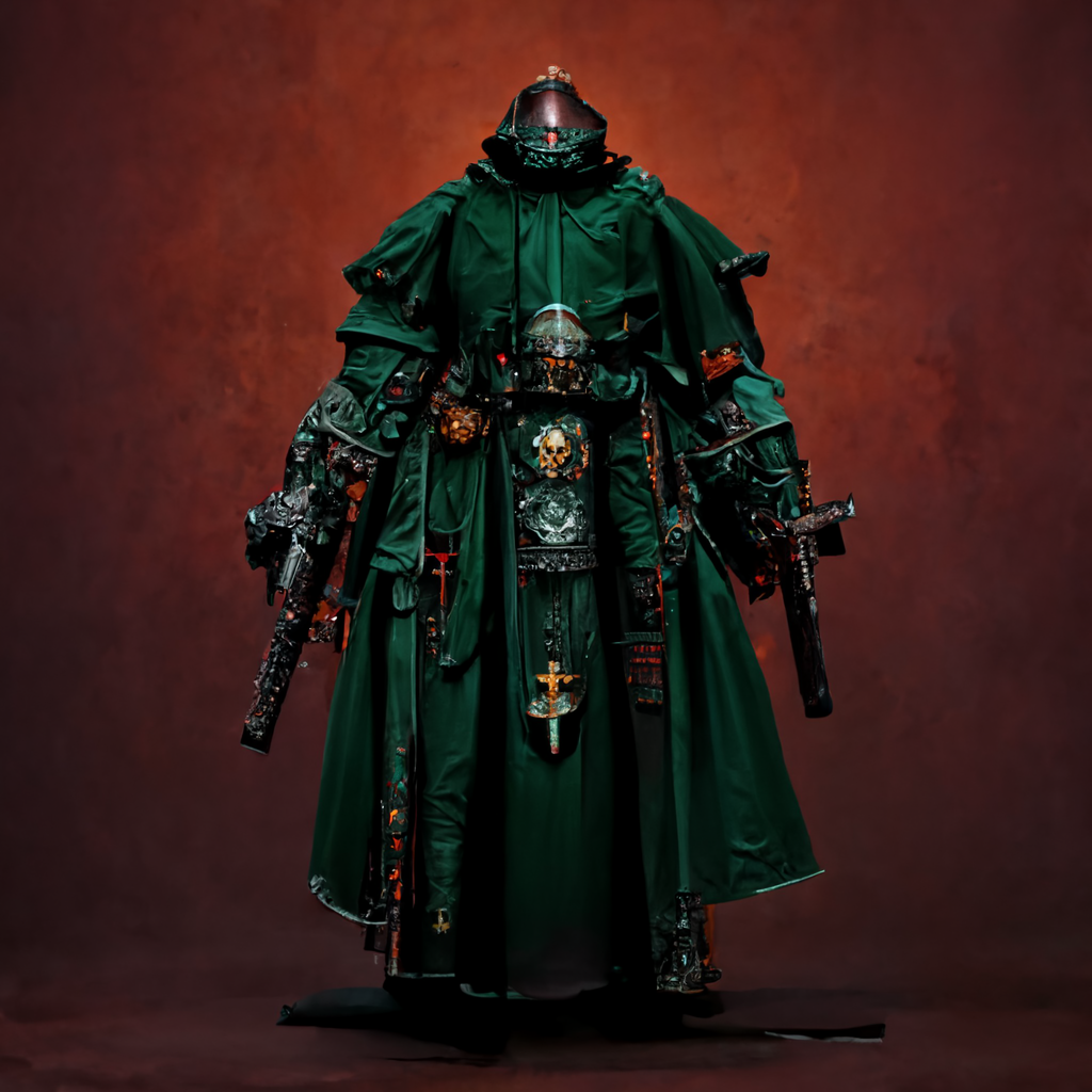 MIDJOURNEY - Inquisitor, Warhammer 40k - Midjourney, Warhammer 40k, Длиннопост, Арт