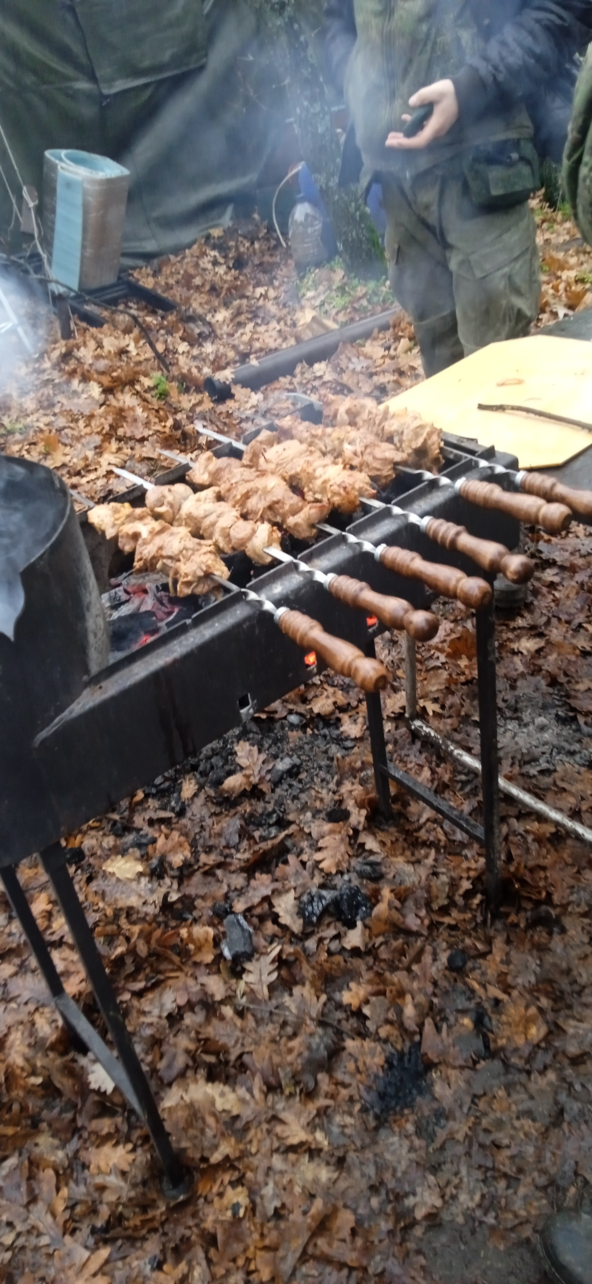 Lunch in the army - My, Mobilization, Camping, Longpost