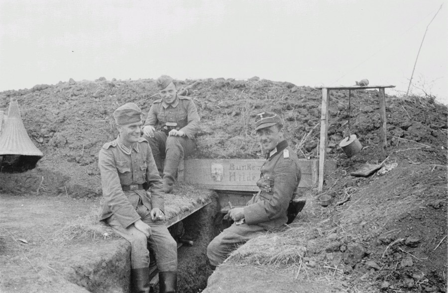 Three Nazis are carrying a log, what would they start with? - The Great Patriotic War, Snipers, Tungus, Shamans, Longpost