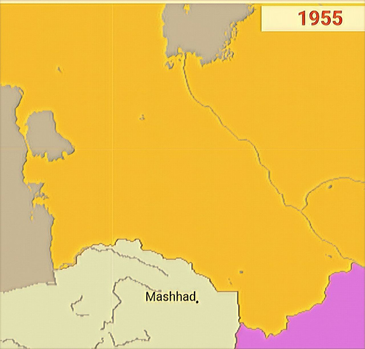 Map of Turkmenistan 1955 - Crossposting, Pikabu publish bot, Turkmenistan, Cards, 1955