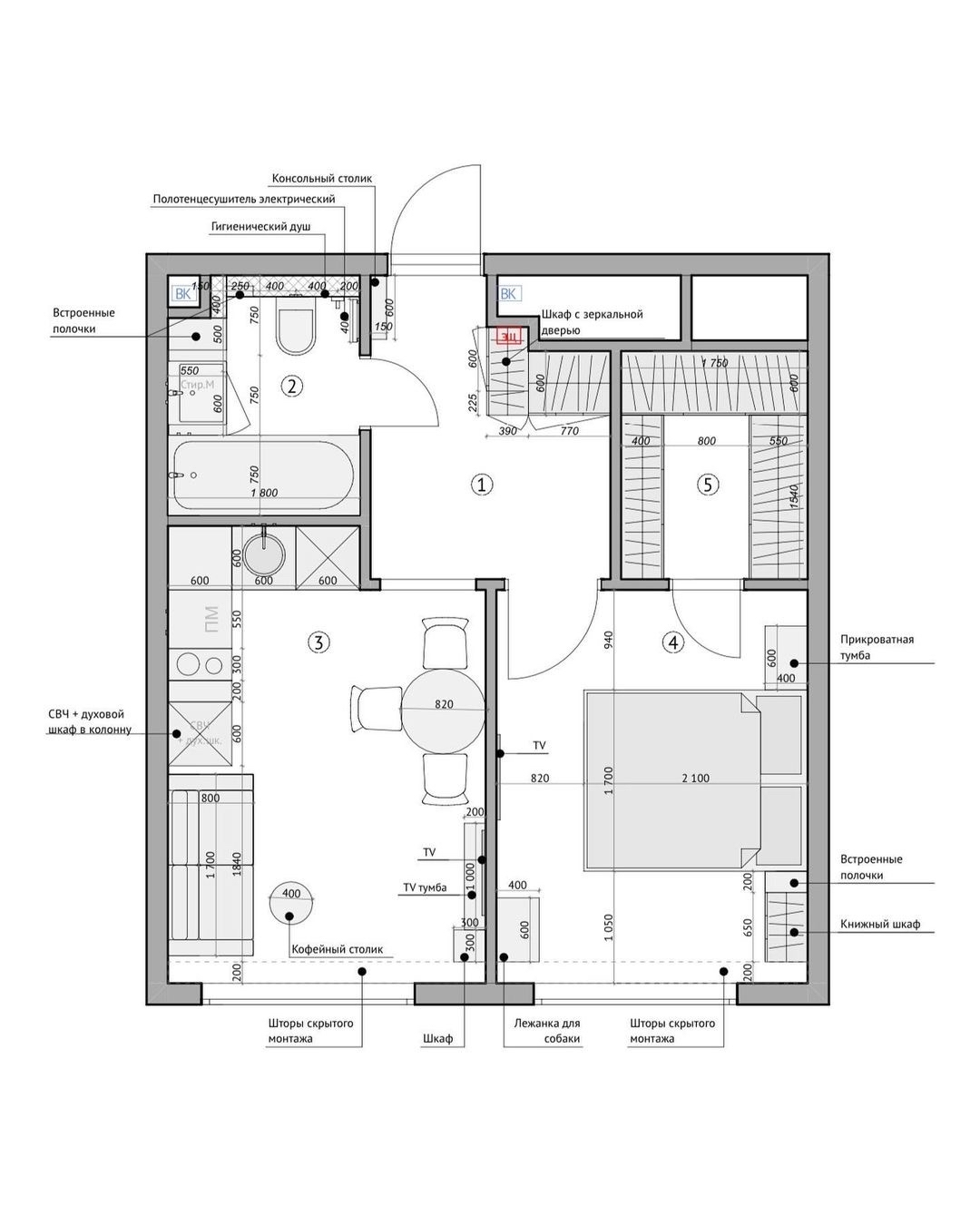 Готовые дизайн проекты квартиры с чертежами бесплатно