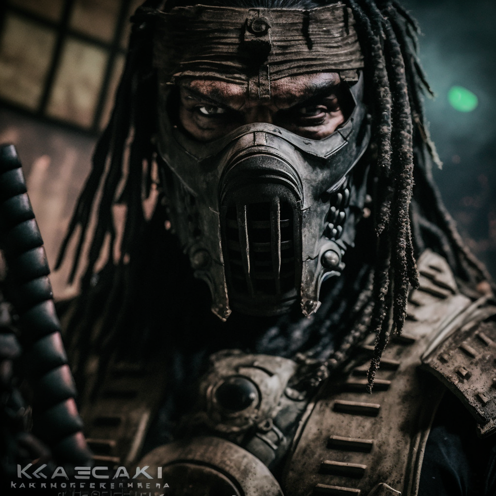 midjourney. Mortal Kombat. Kabal - Midjourney, Нейронные сети, Art, Mortal kombat, Kabal, Characters (edit), Longpost